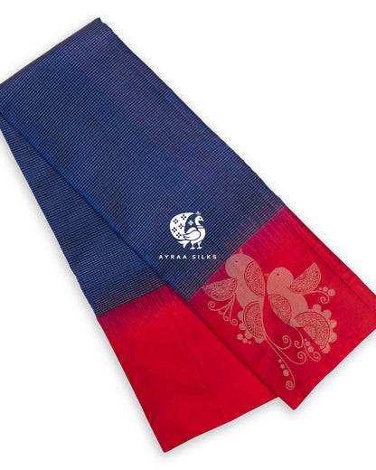 Classic Kattam Mayil Kanchipuram Silk Saree