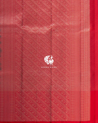 Classic Kattam Mayil Kanchipuram Silk Saree