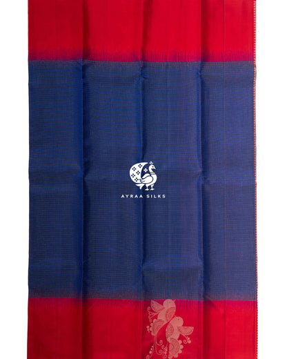 Classic Kattam Mayil Kanchipuram Silk Saree