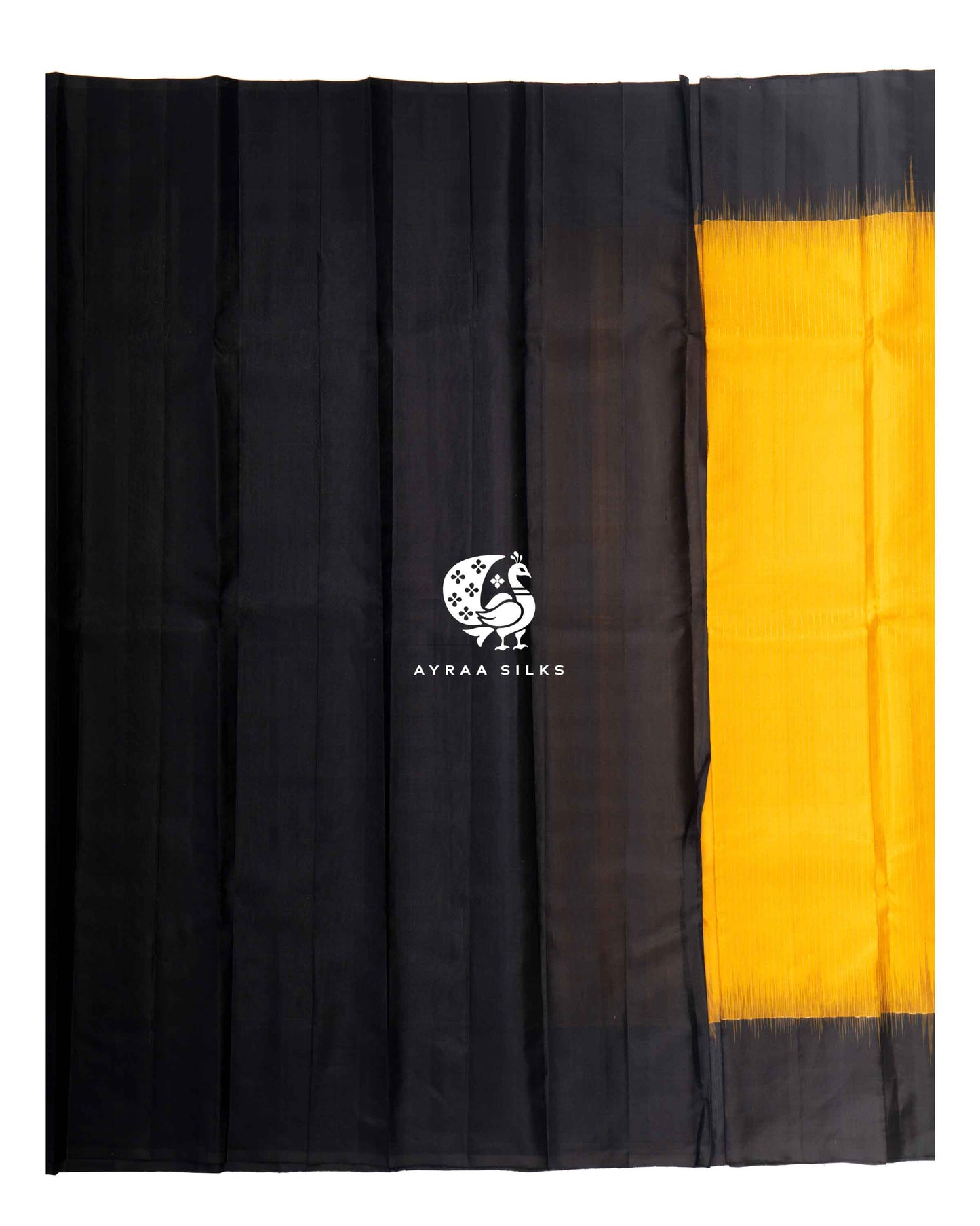 Yellow Mayil Chakra Kanchipuram Saree