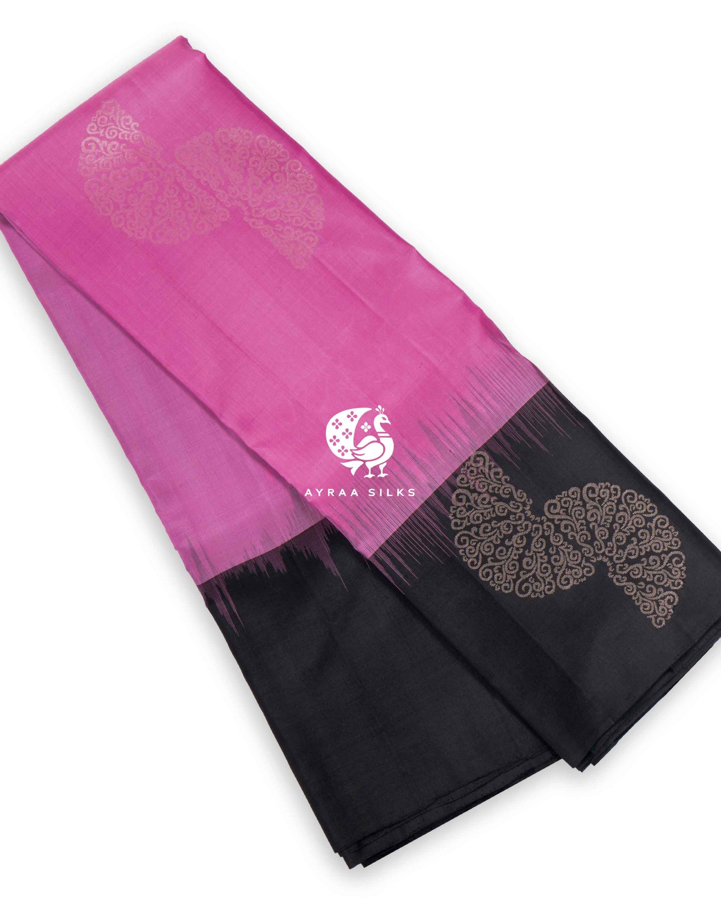 Pink Butta Kanchipuram Saree