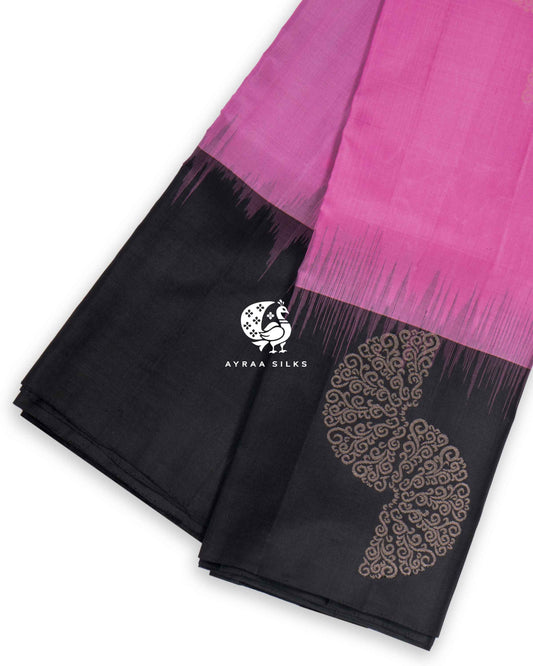 Pink Butta Kanchipuram Saree