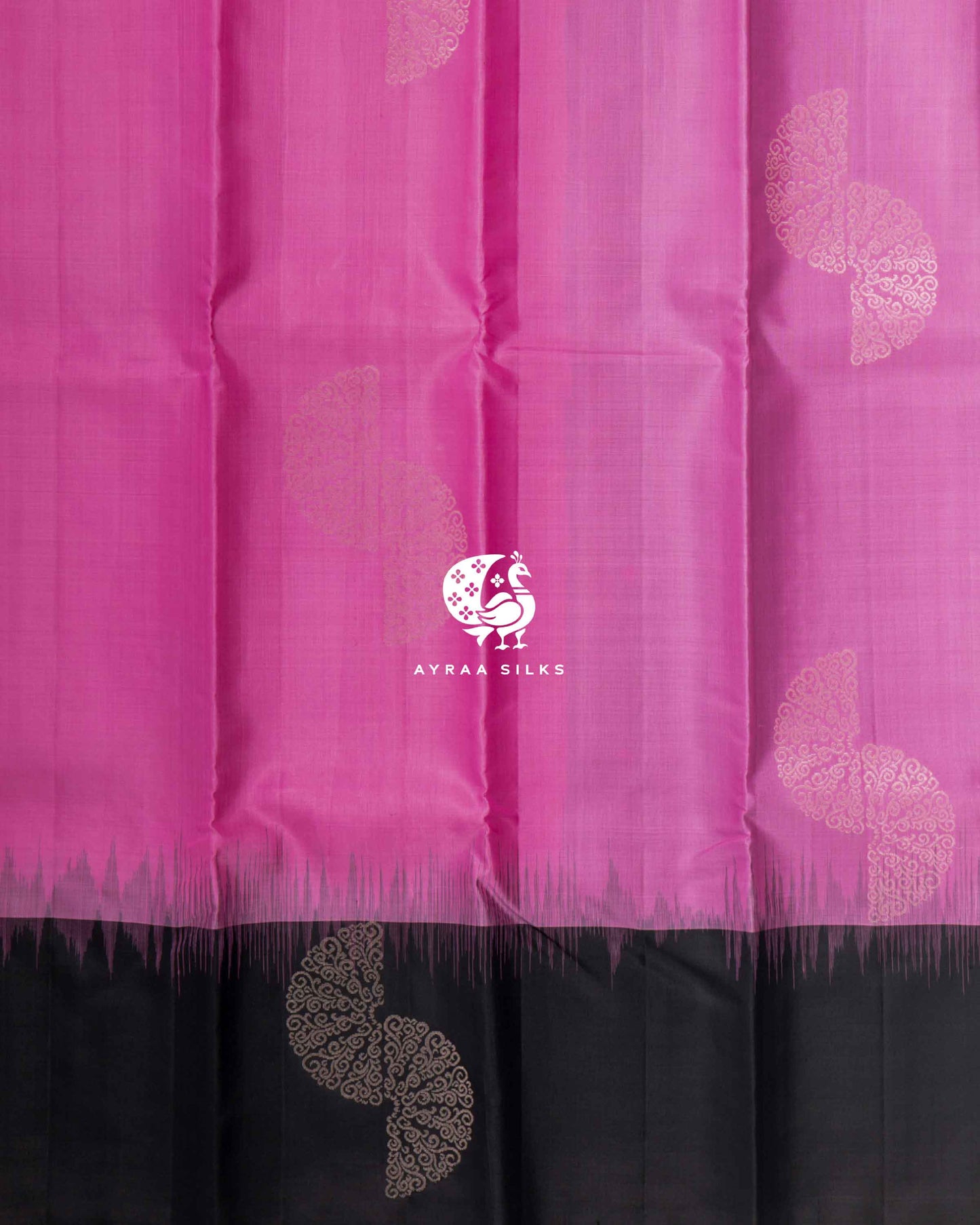Pink Butta Kanchipuram Saree
