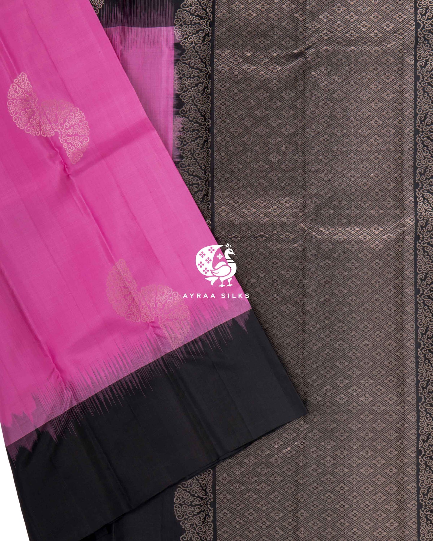 Pink Butta Kanchipuram Saree