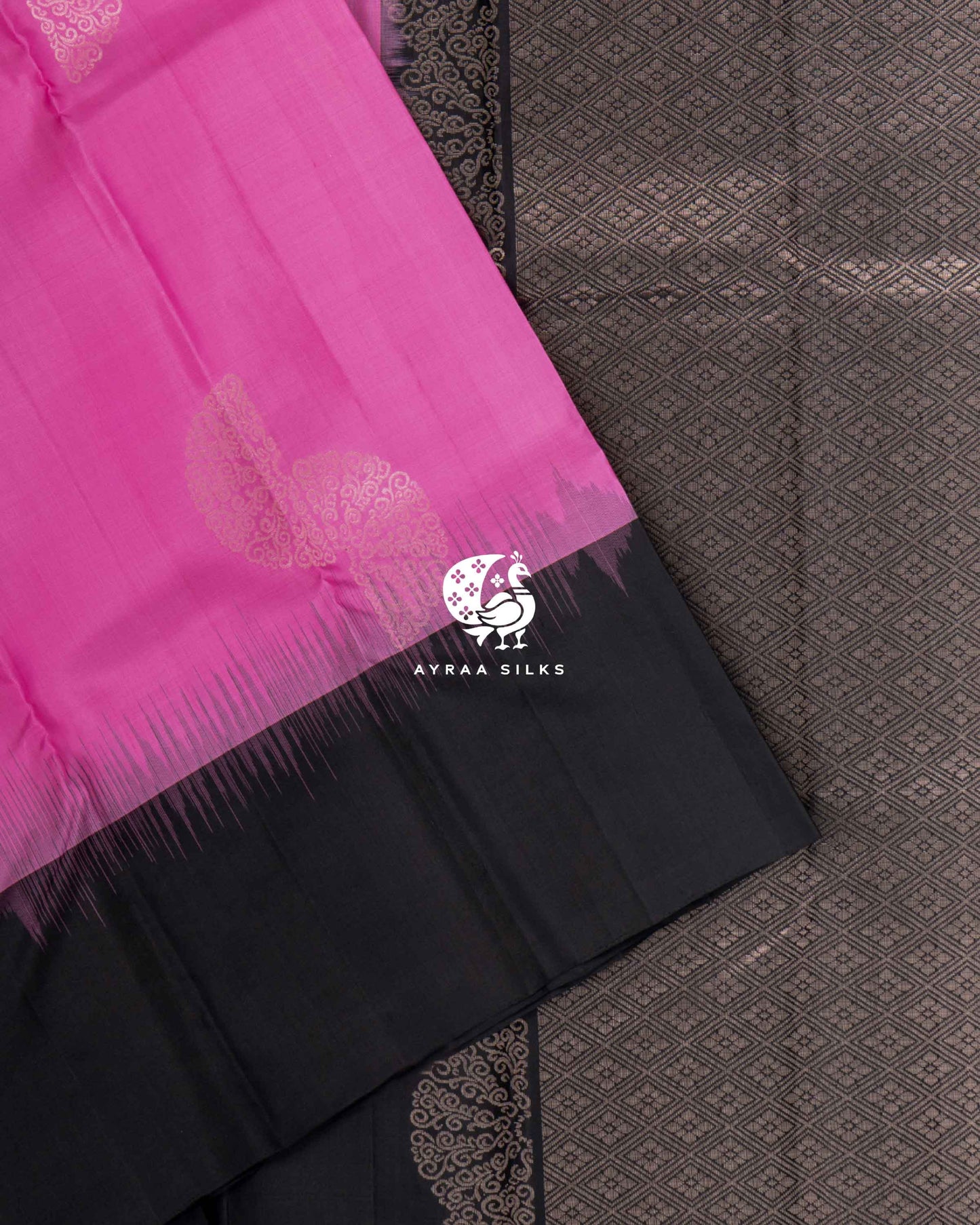 Pink Butta Kanchipuram Saree