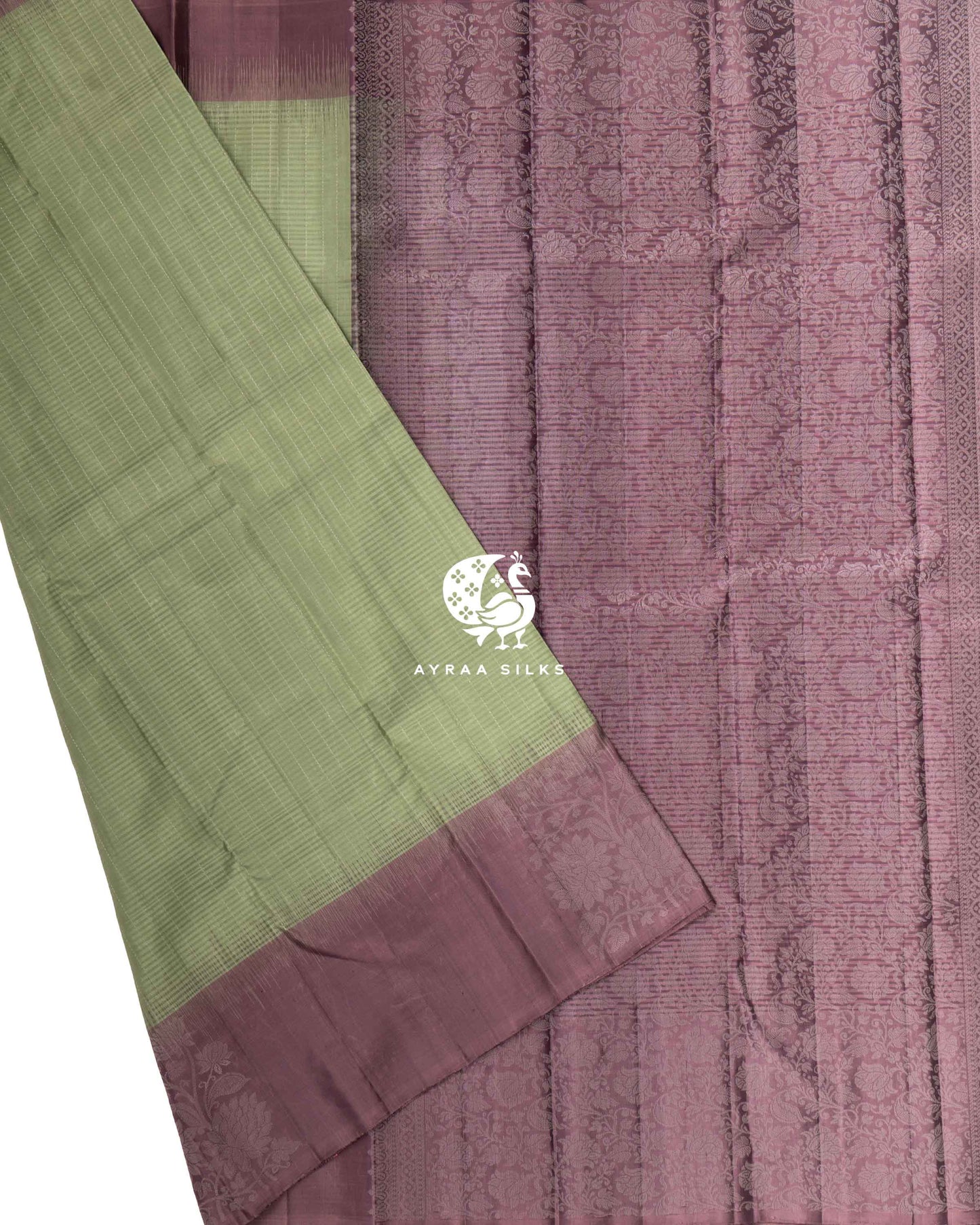 Sage Rekku Kanchipuram Saree