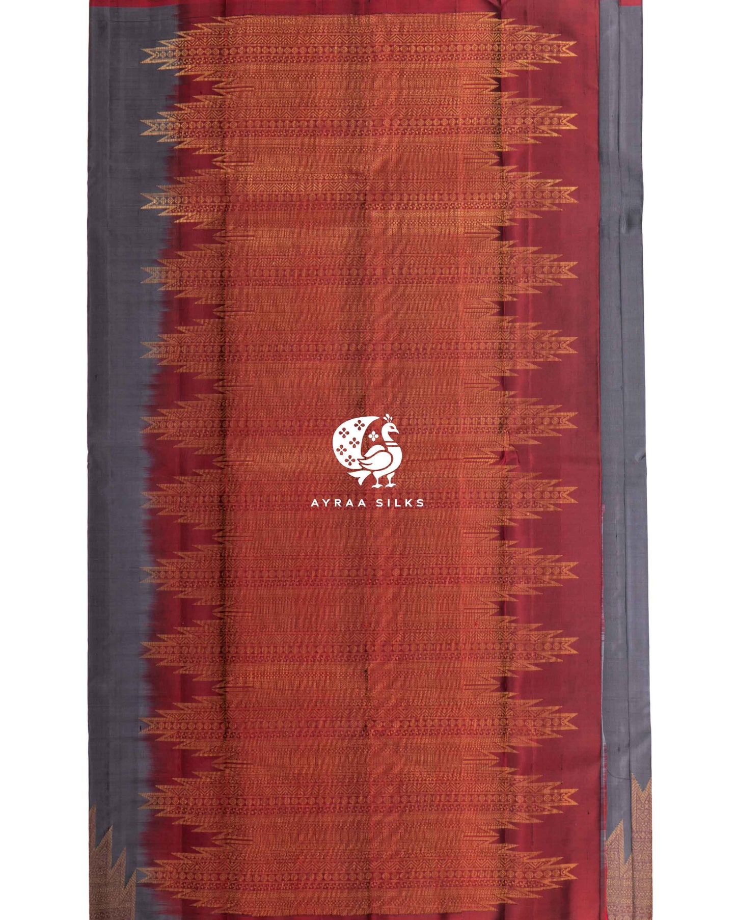 Classic Temple Border Kanchipuram Silk Saree
