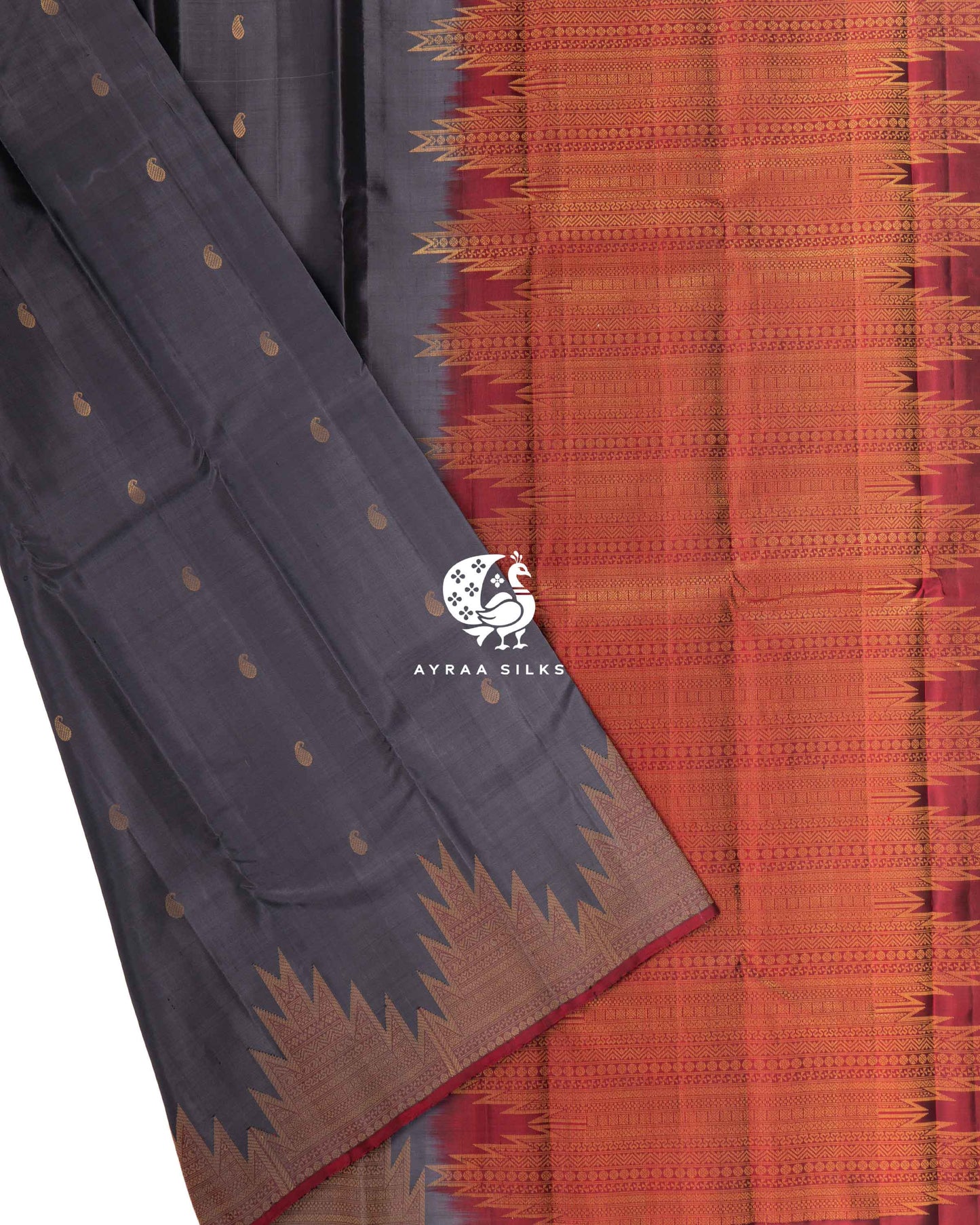 Classic Temple Border Kanchipuram Silk Saree