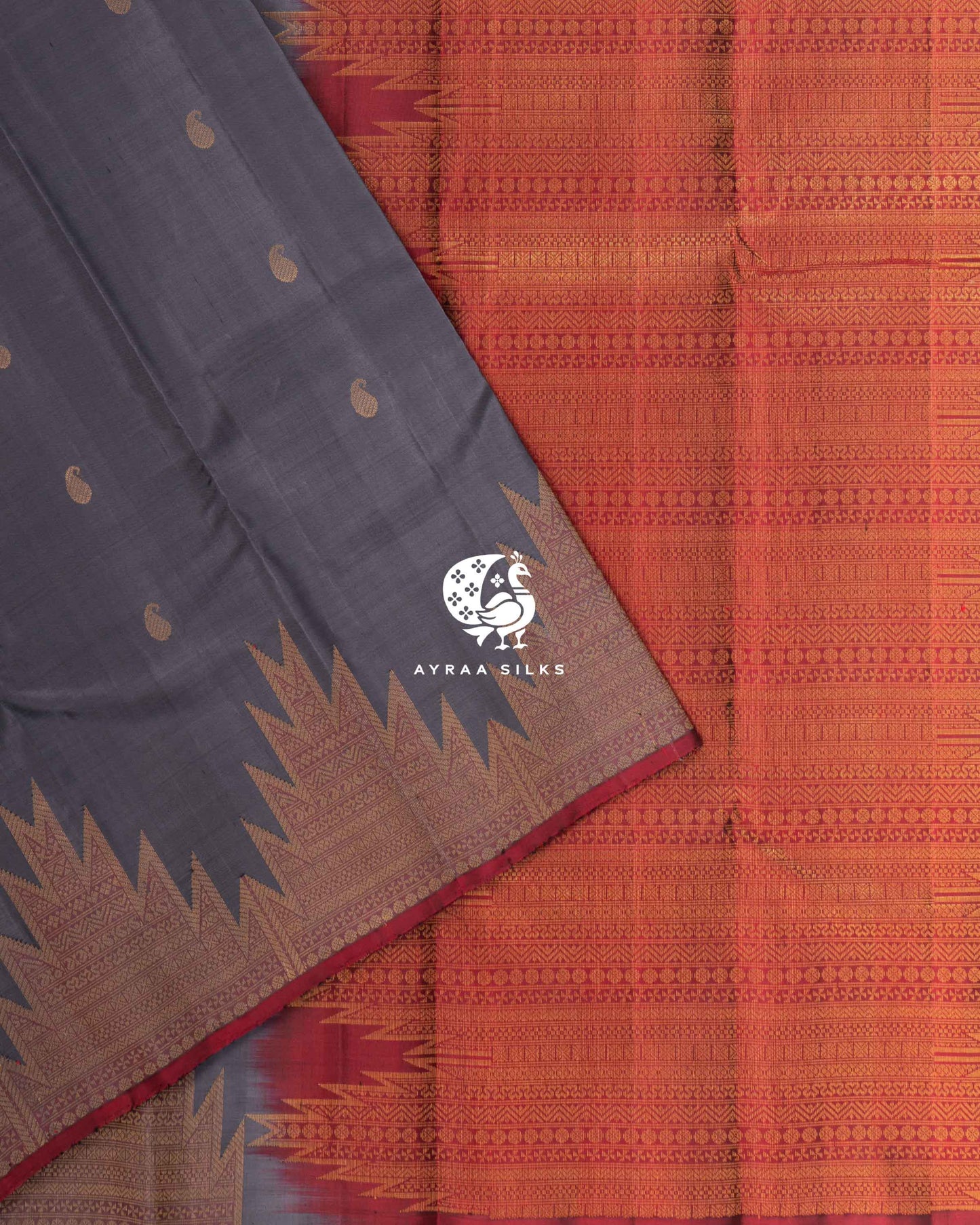 Classic Temple Border Kanchipuram Silk Saree