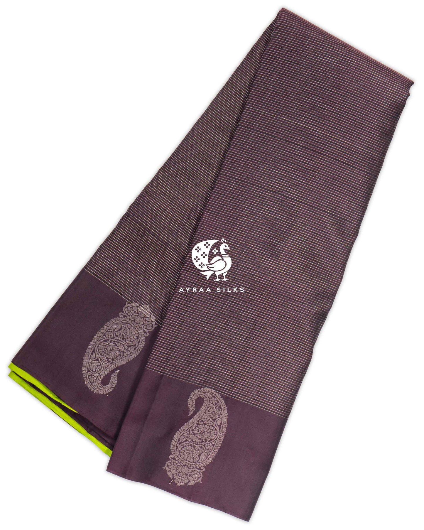 Plum Vaira Oosi Kanchipuram Saree