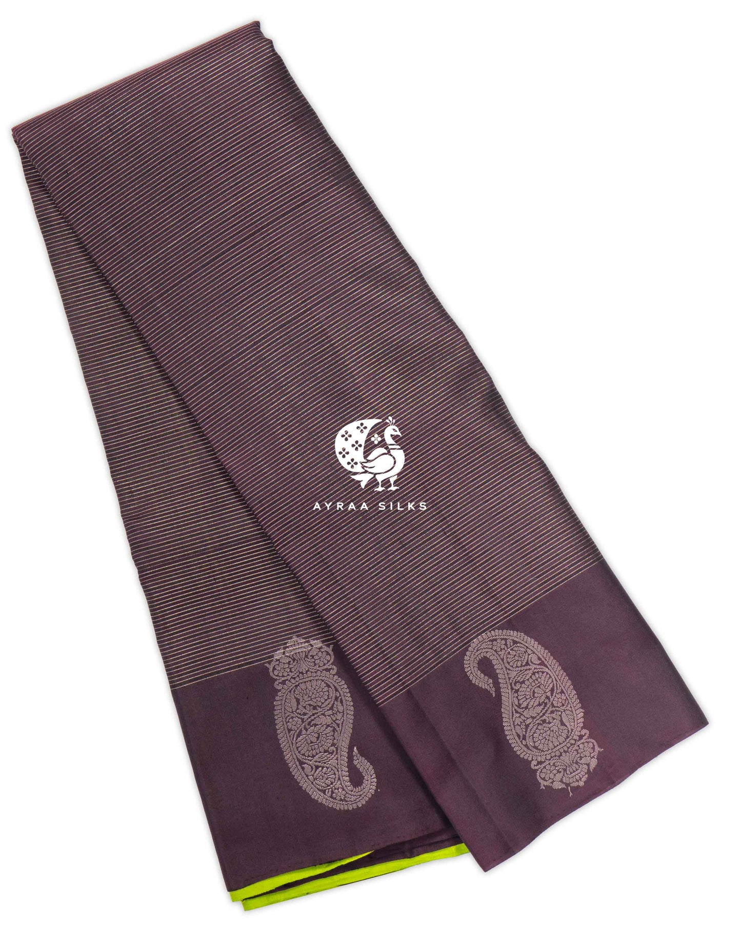 Plum Vaira Oosi Kanchipuram Saree
