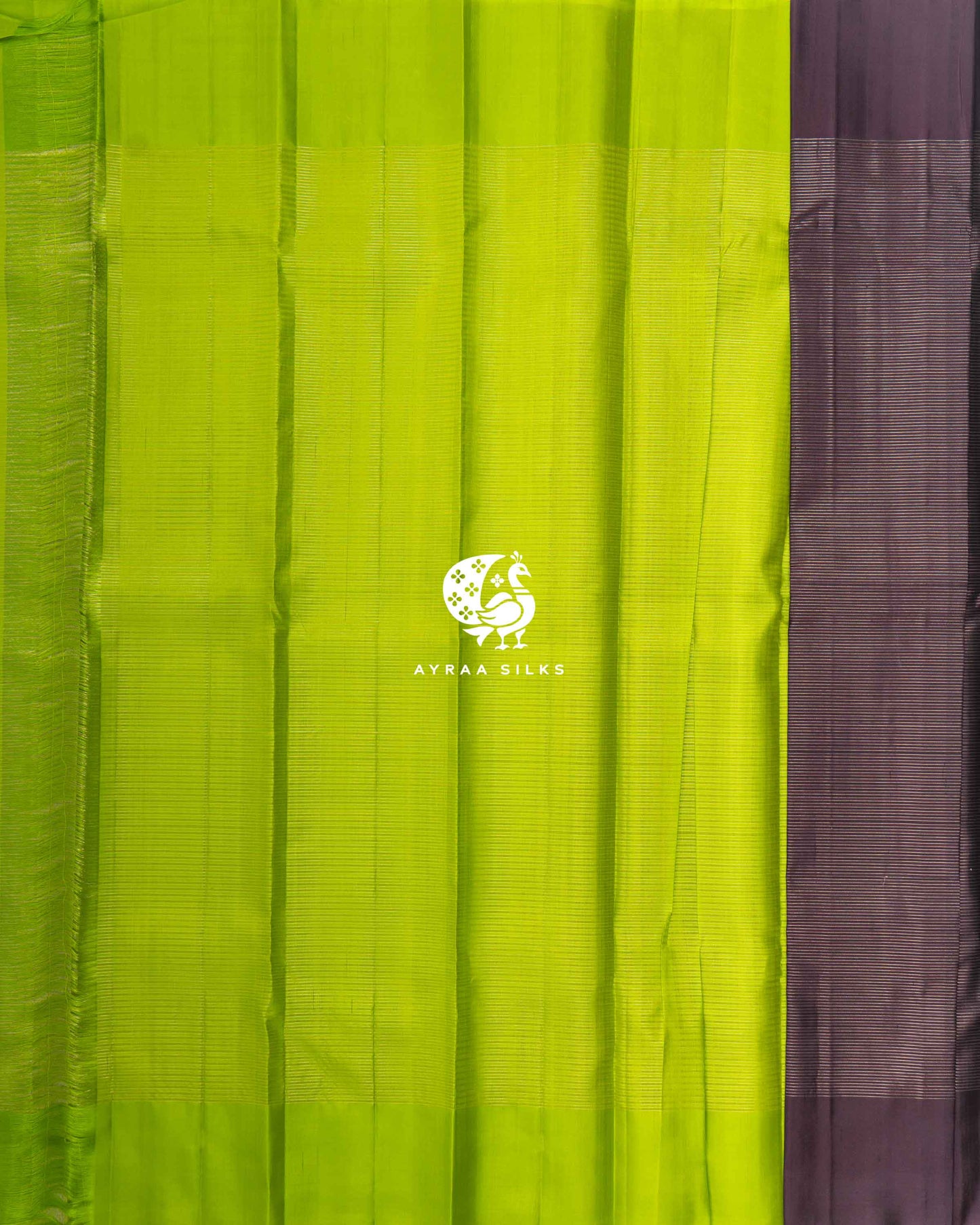 Plum Vaira Oosi Kanchipuram Saree