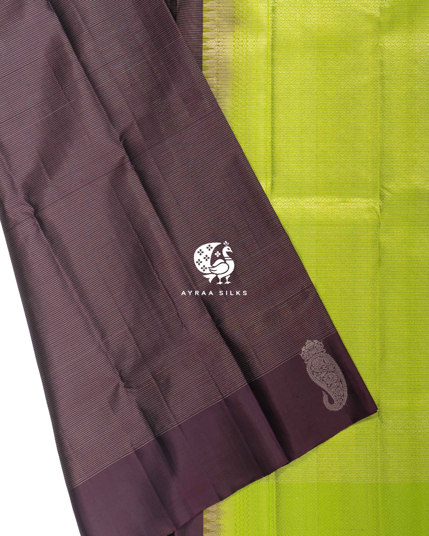 Plum Vaira Oosi Kanchipuram Saree