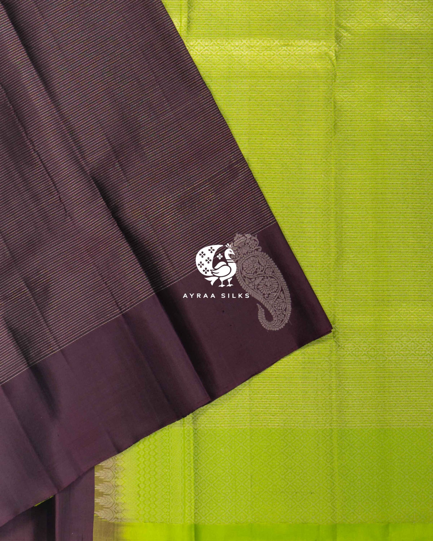 Plum Vaira Oosi Kanchipuram Saree
