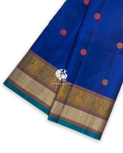 Royal Chakra Kanchipuram Silk Saree