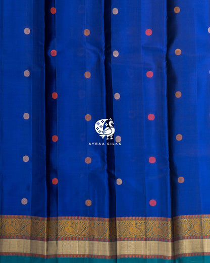 Royal Chakra Kanchipuram Silk Saree