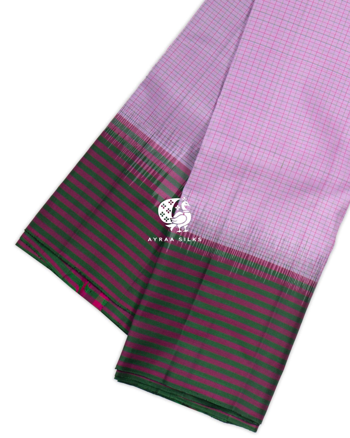 Lavender Rekku Kanchipuram Saree