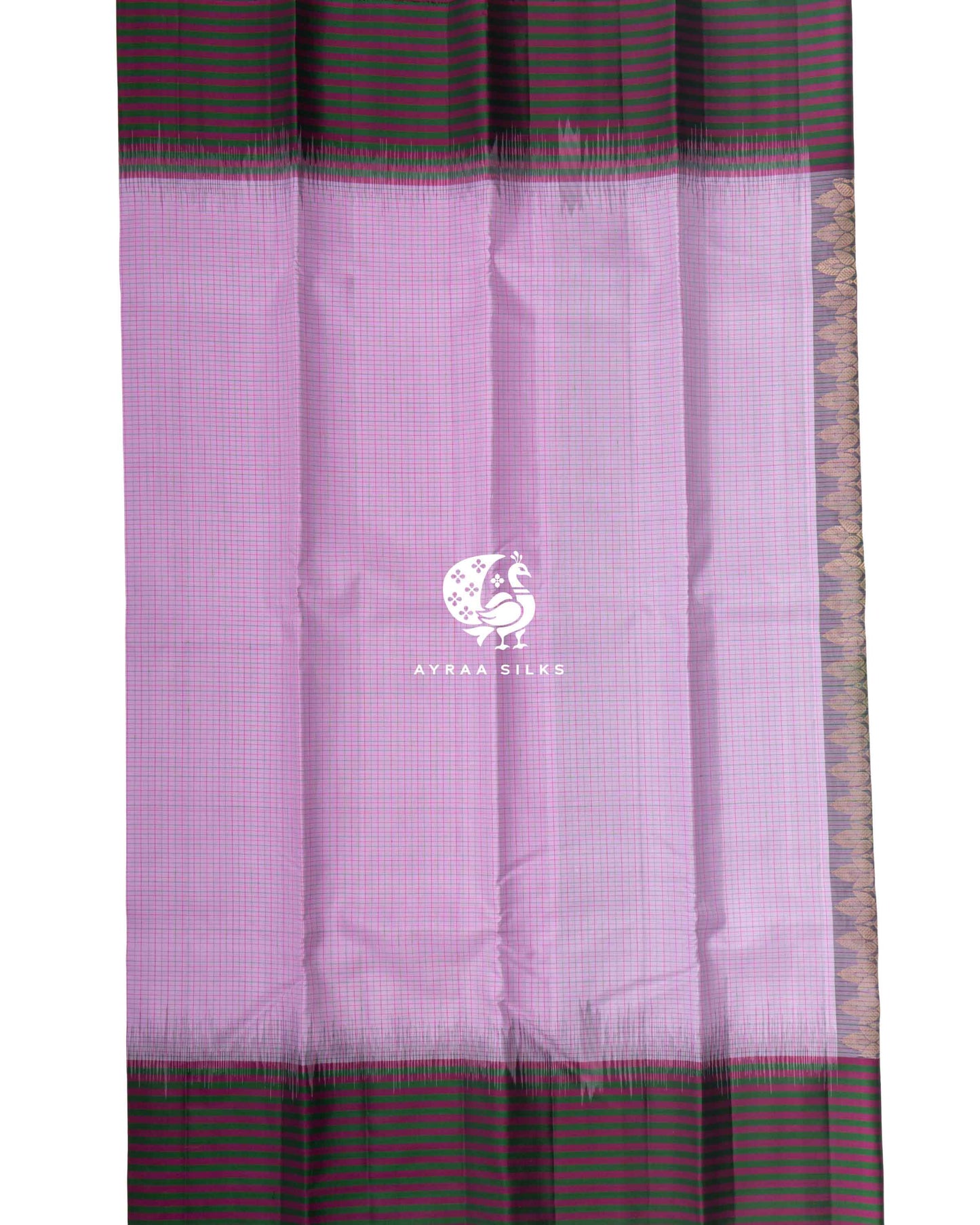 Lavender Rekku Kanchipuram Saree