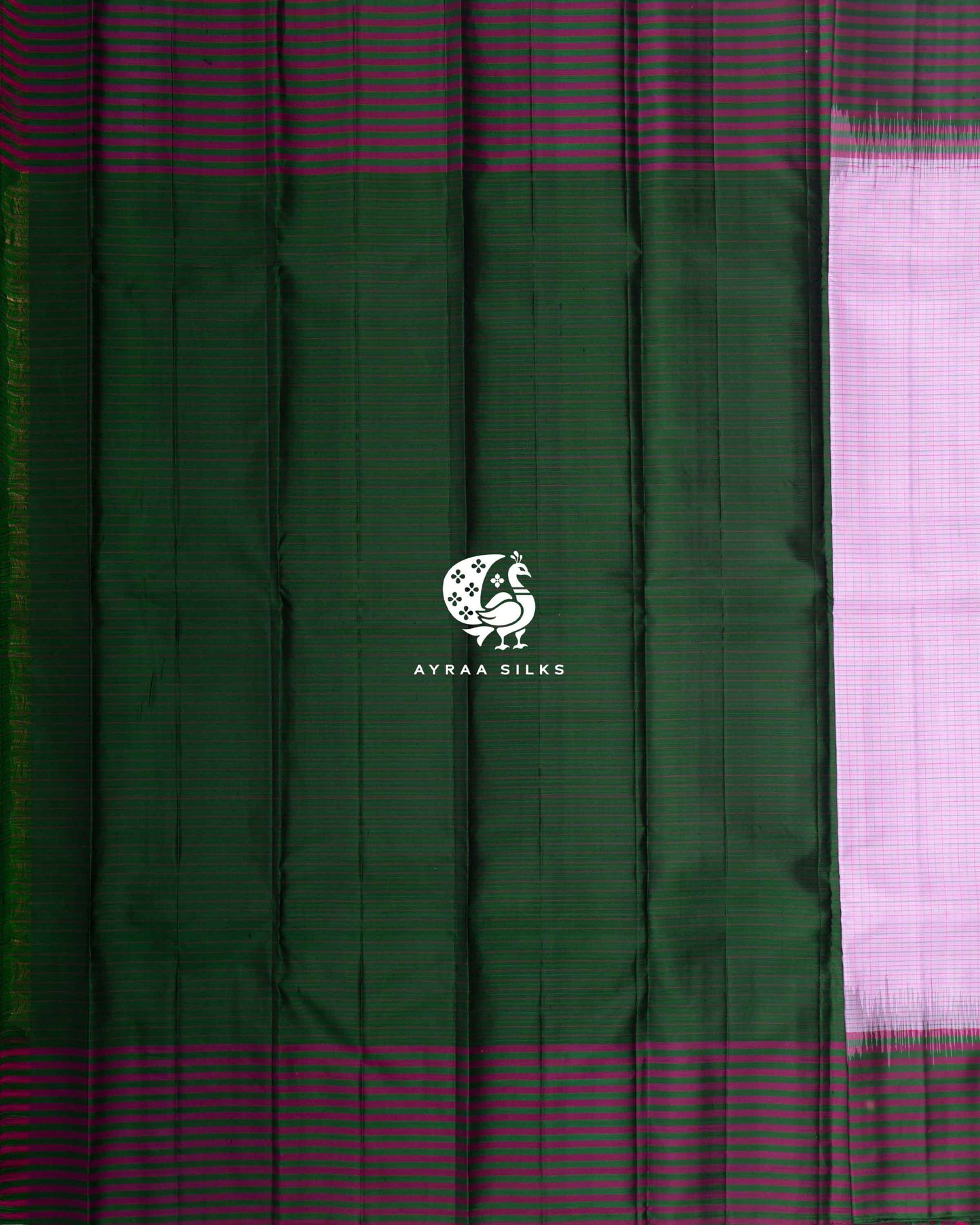 Lavender Rekku Kanchipuram Saree