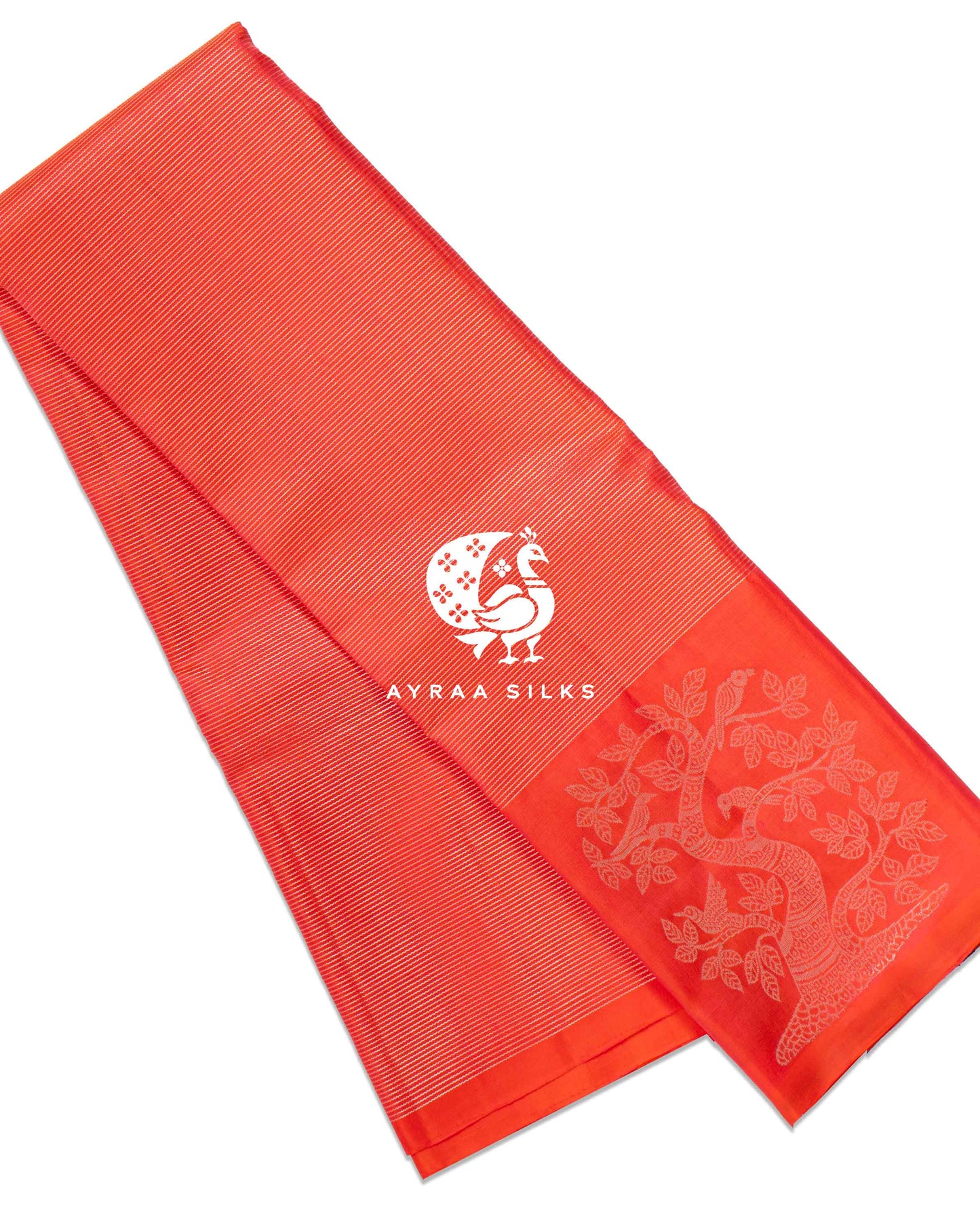 Coral Vaira Oosi Kanchipuram Saree
