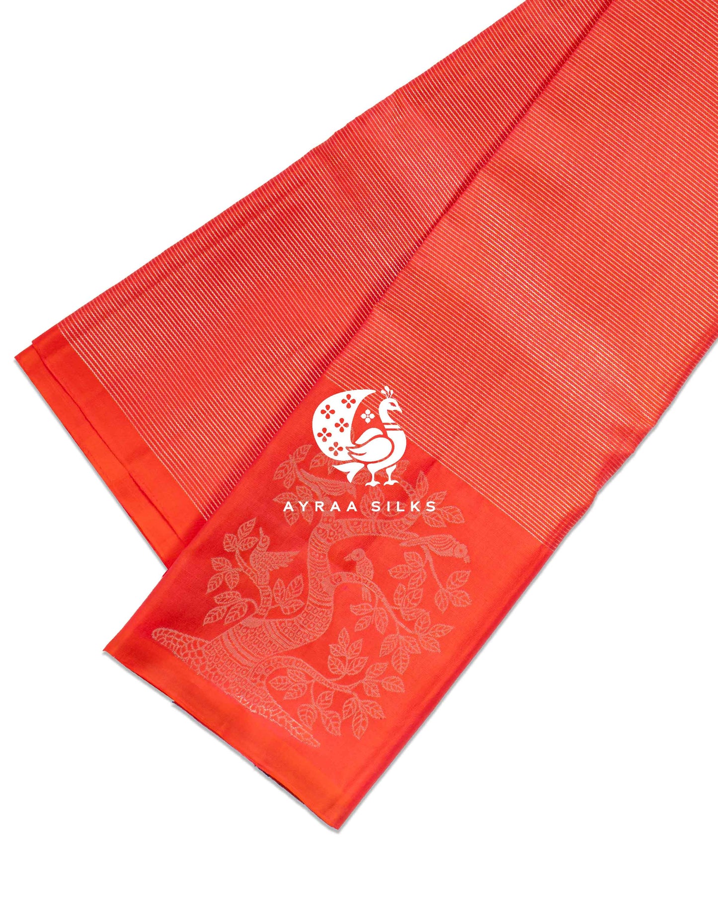 Coral Vaira Oosi Kanchipuram Saree