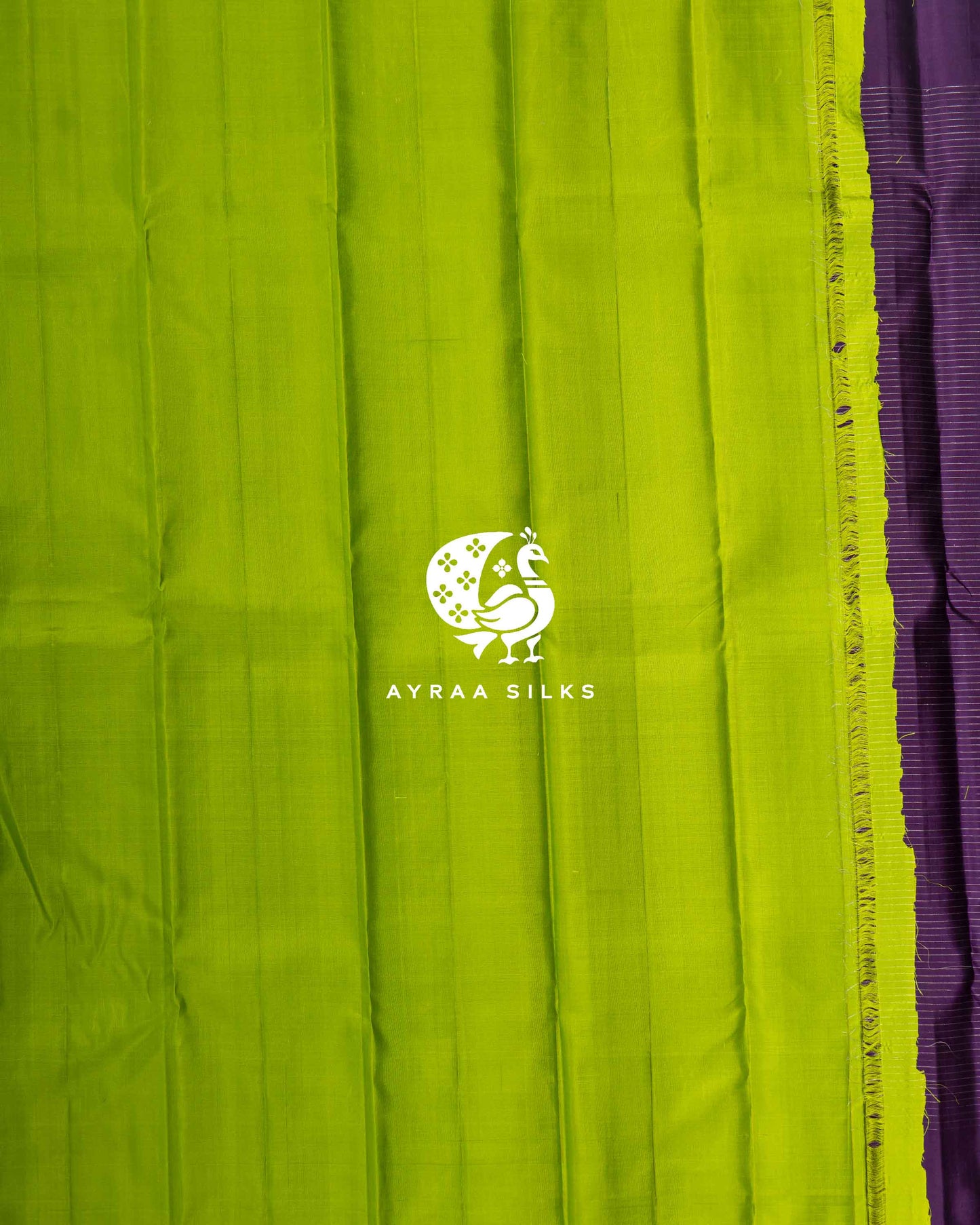 Deep Violet Kattam Kanchipuram Saree