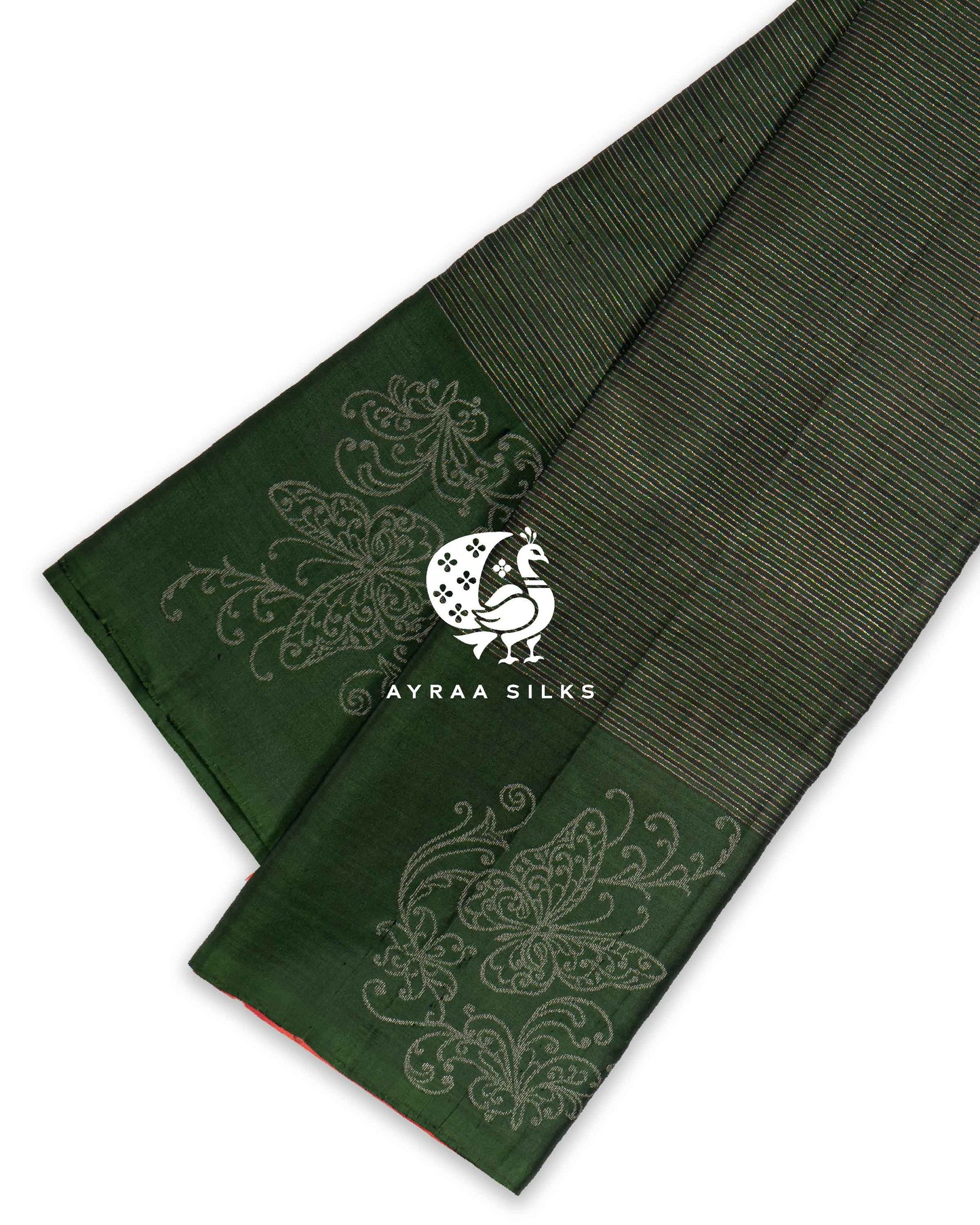 Green Butterfly Kanchipuram Saree