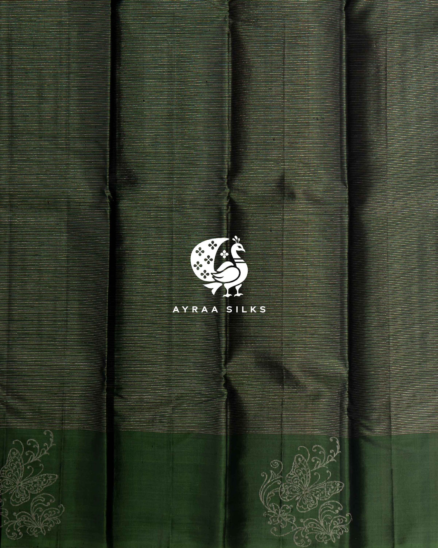 Green Butterfly Kanchipuram Saree