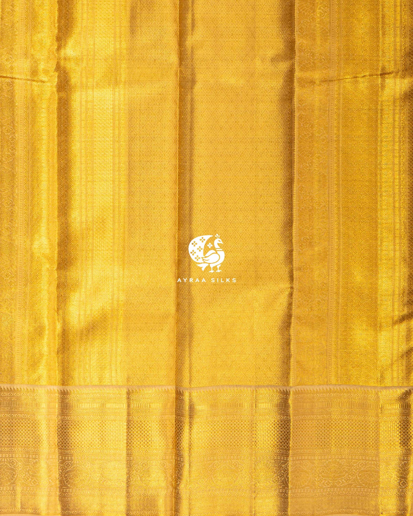 Champagne Vines Kanchipuram Saree