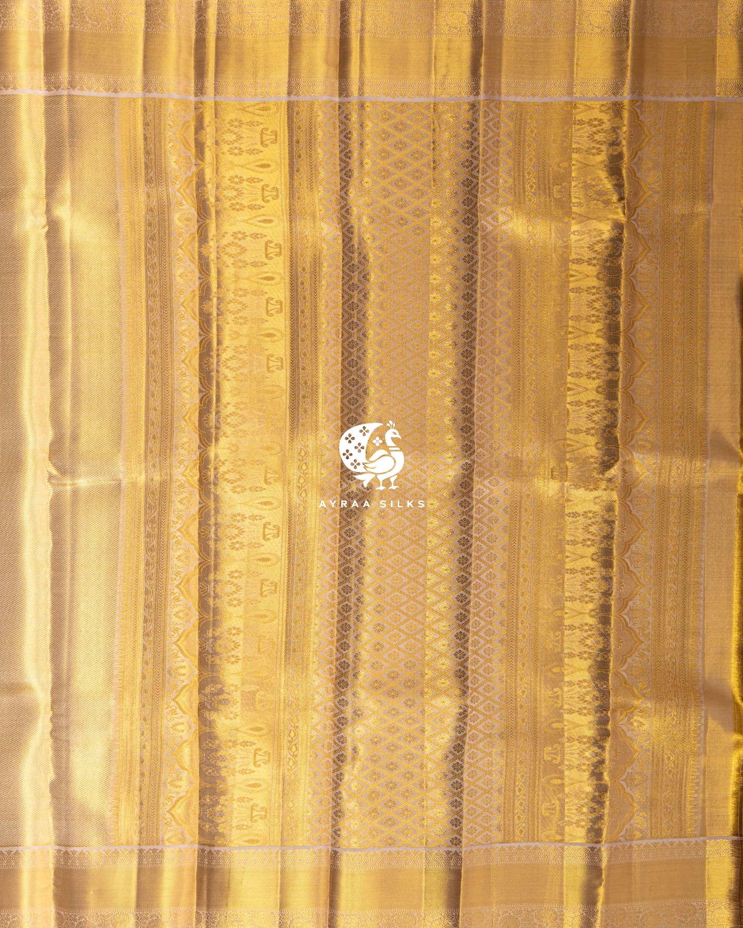 Gold Rekku Kanchipuram Saree