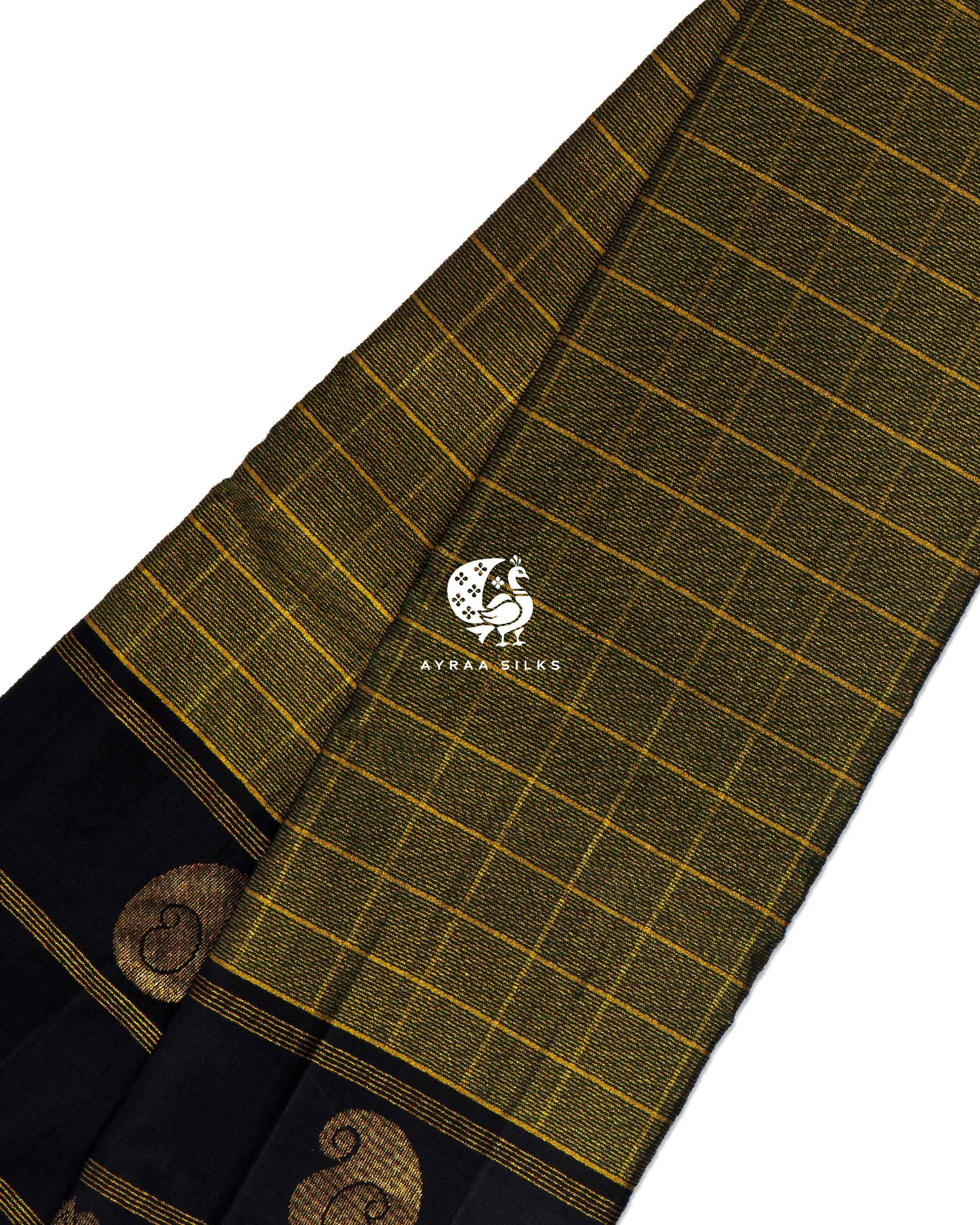 Black Vaira Kattam Kanchipuram Saree