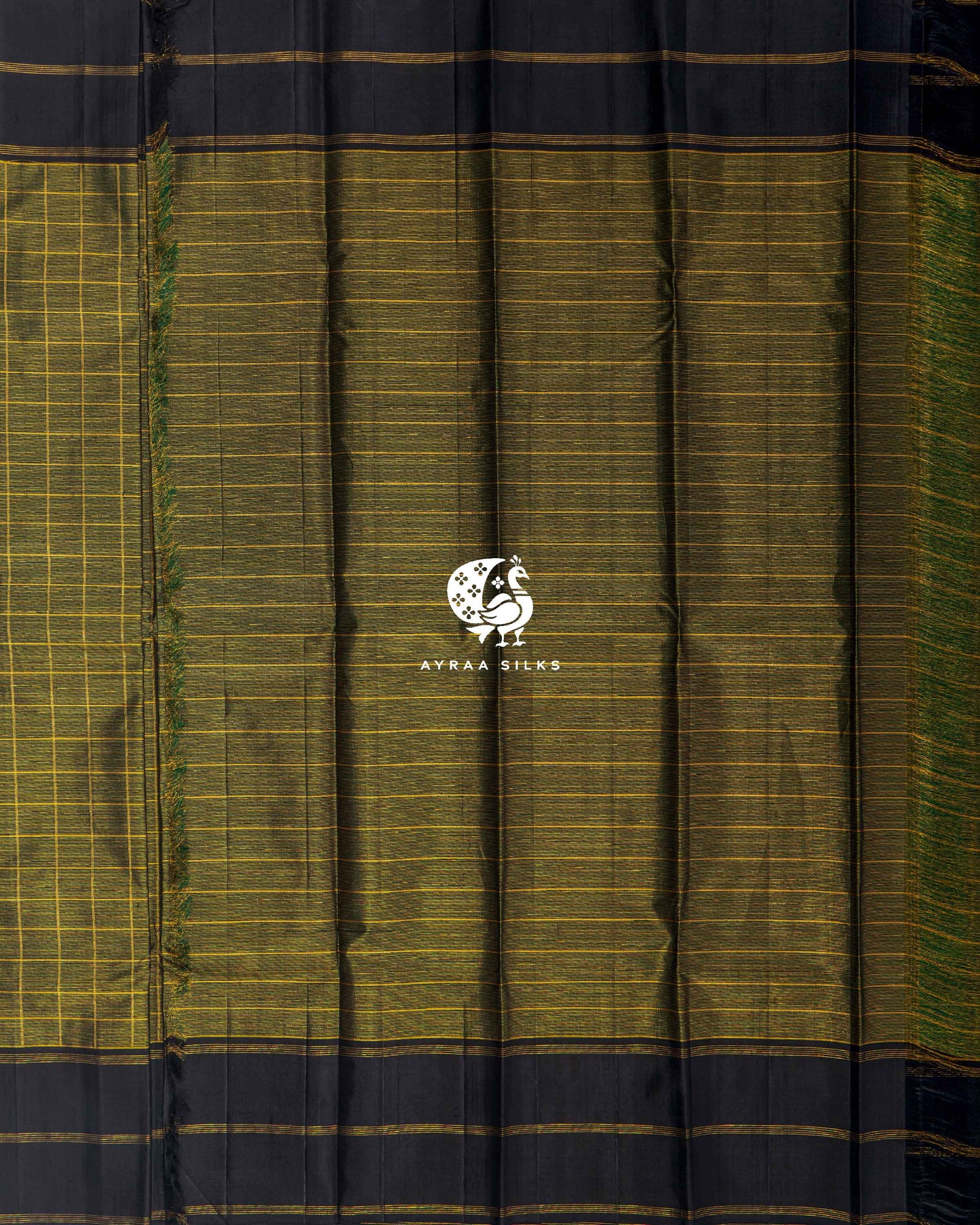 Black Vaira Kattam Kanchipuram Saree