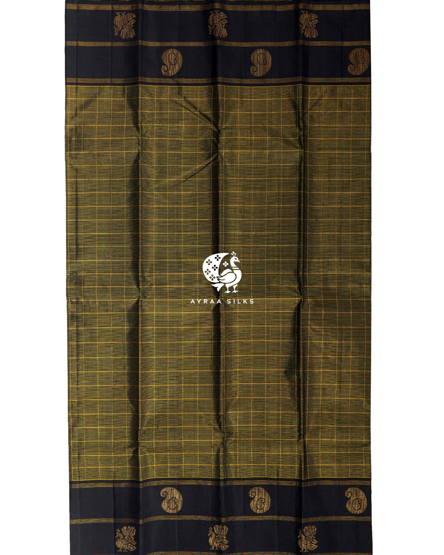 Black Vaira Kattam Kanchipuram Saree