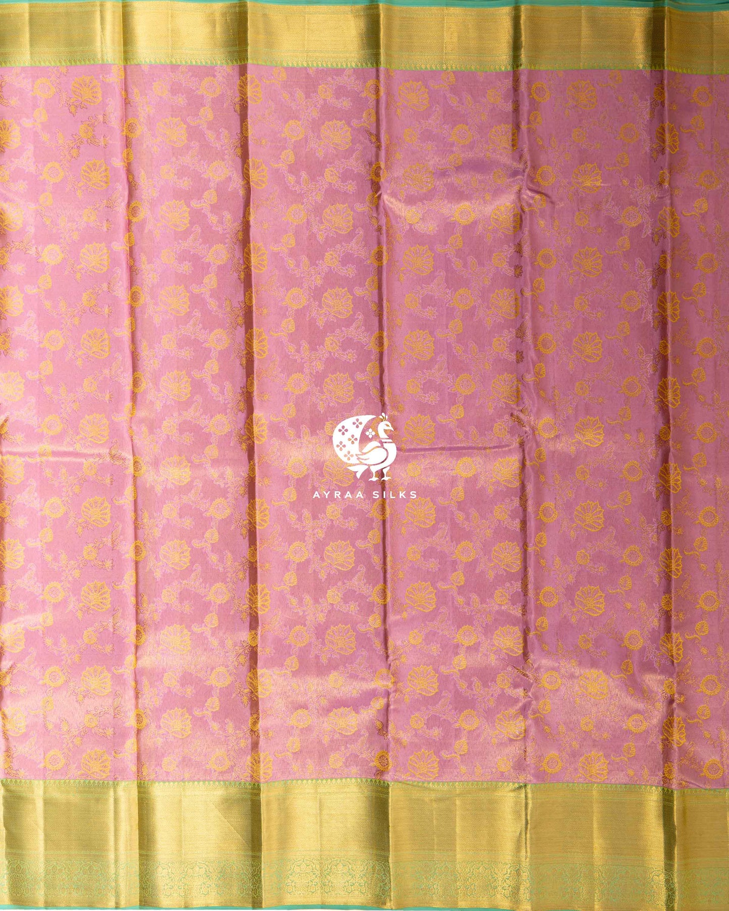 Rose Kamalam Kanchipuram Saree