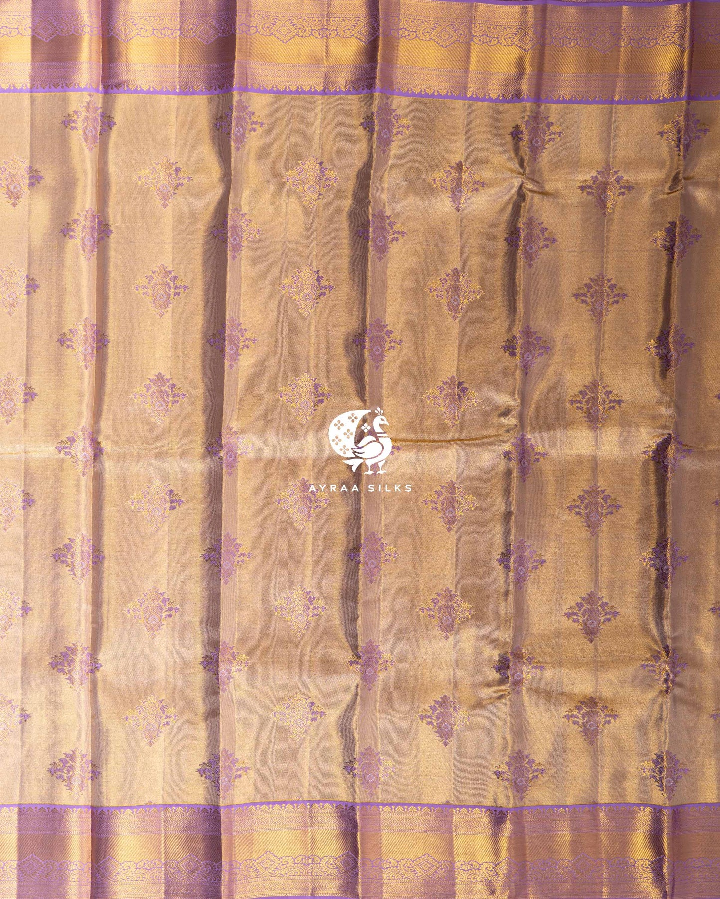 Champagne Zari Kanchipuram Saree