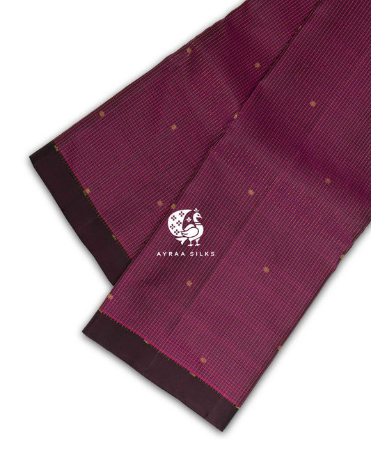 Wine Kattam Kanchipuram Saree