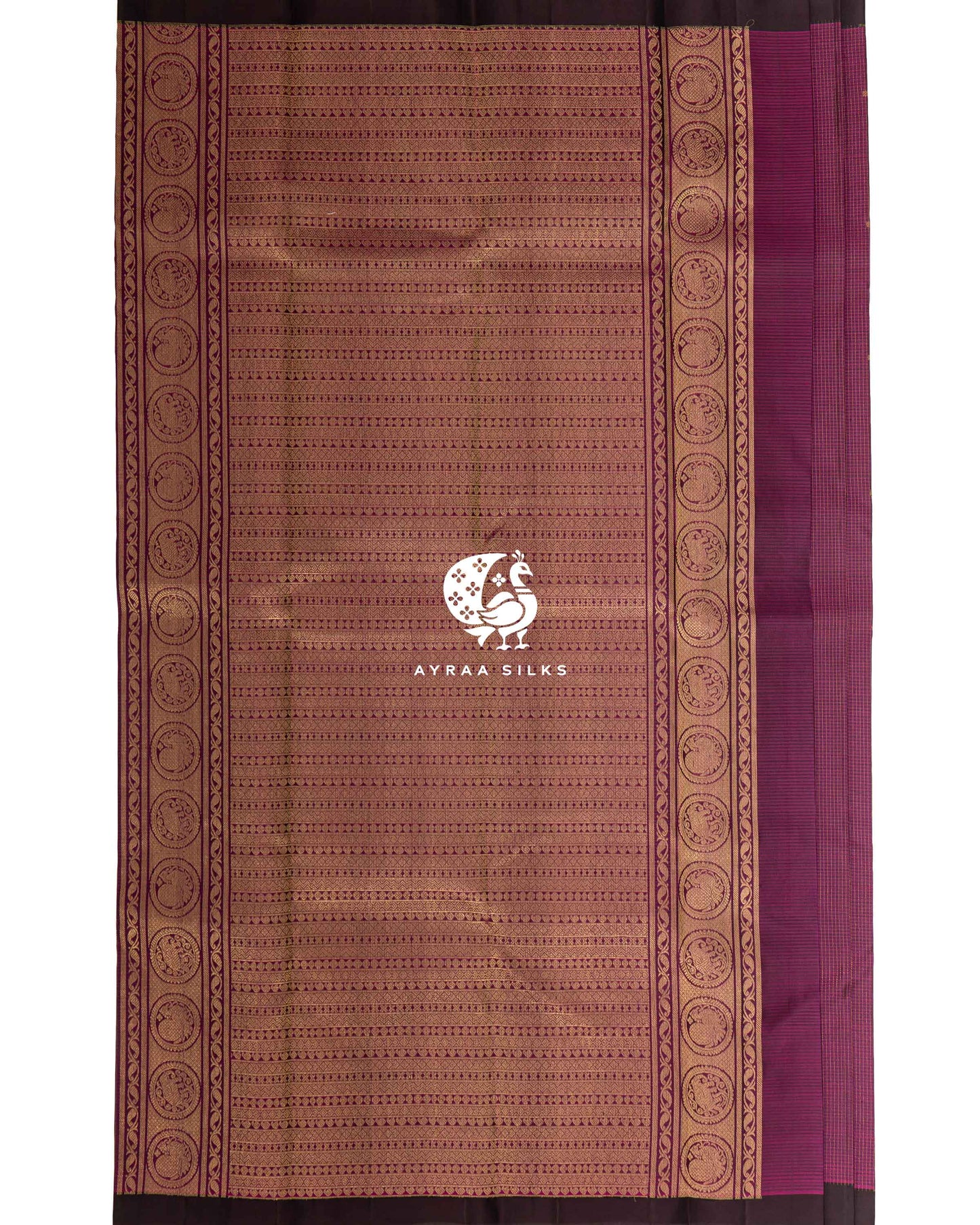 Wine Kattam Kanchipuram Saree