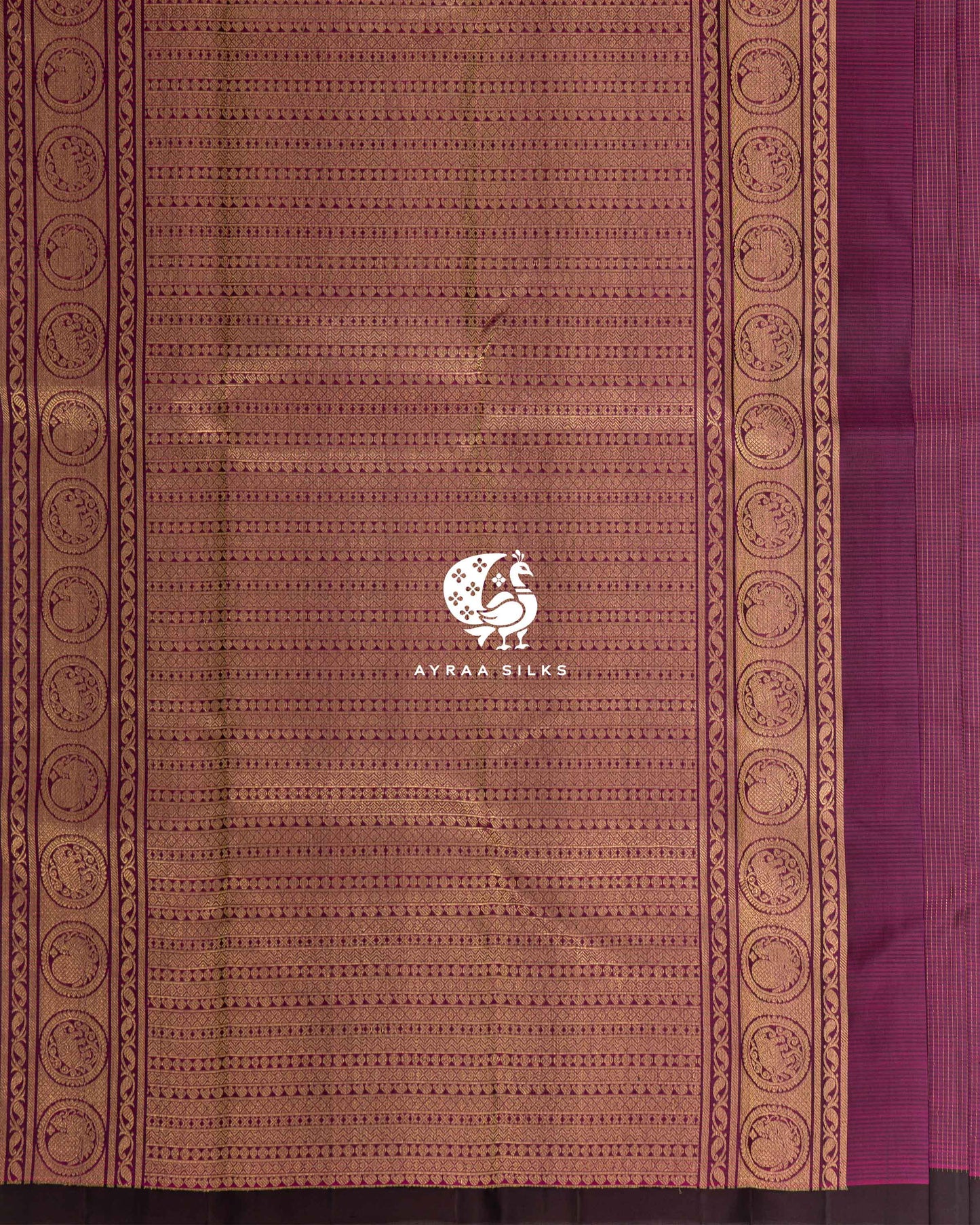 Wine Kattam Kanchipuram Saree