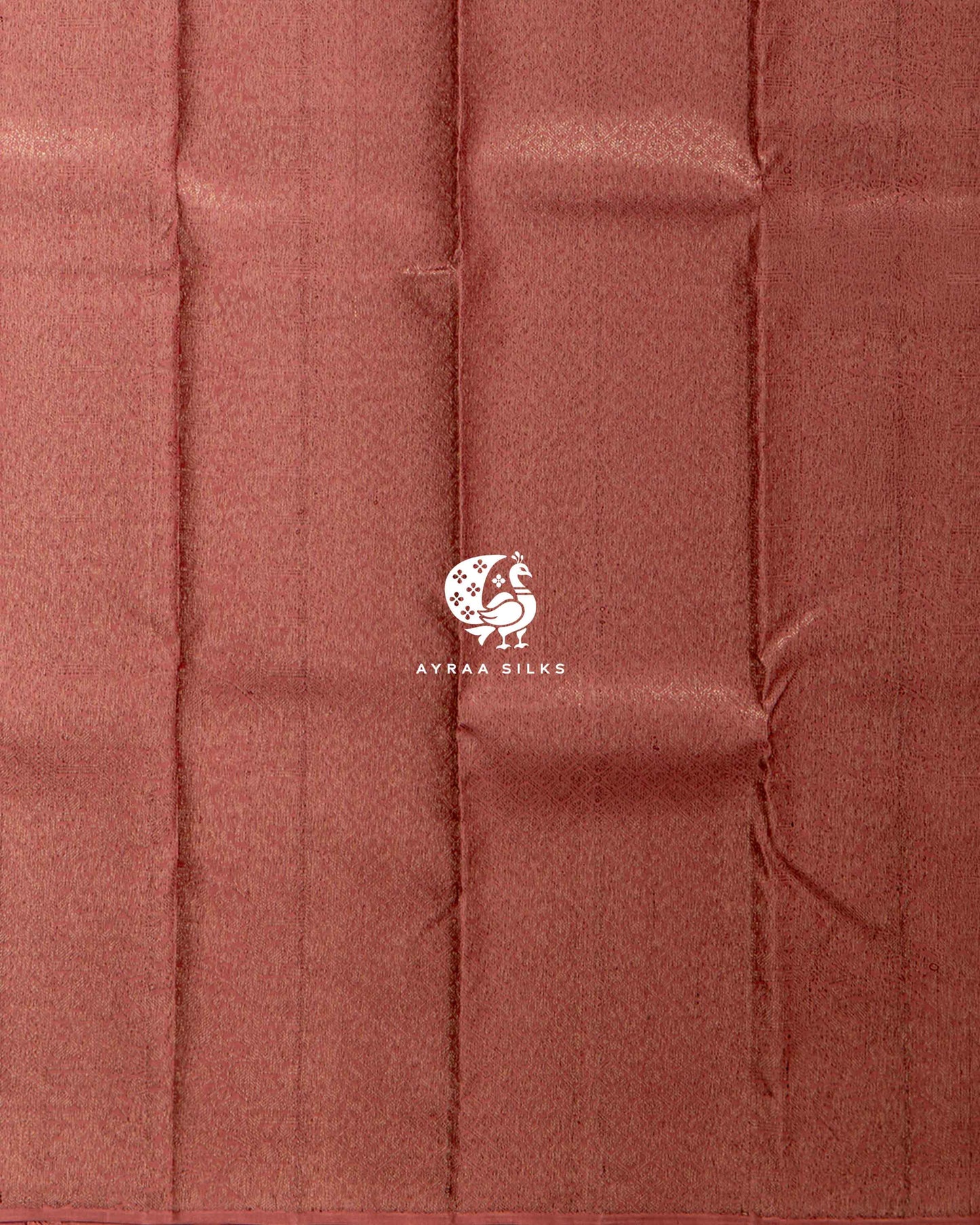 Muted Coral Butta Kanchipuram Saree