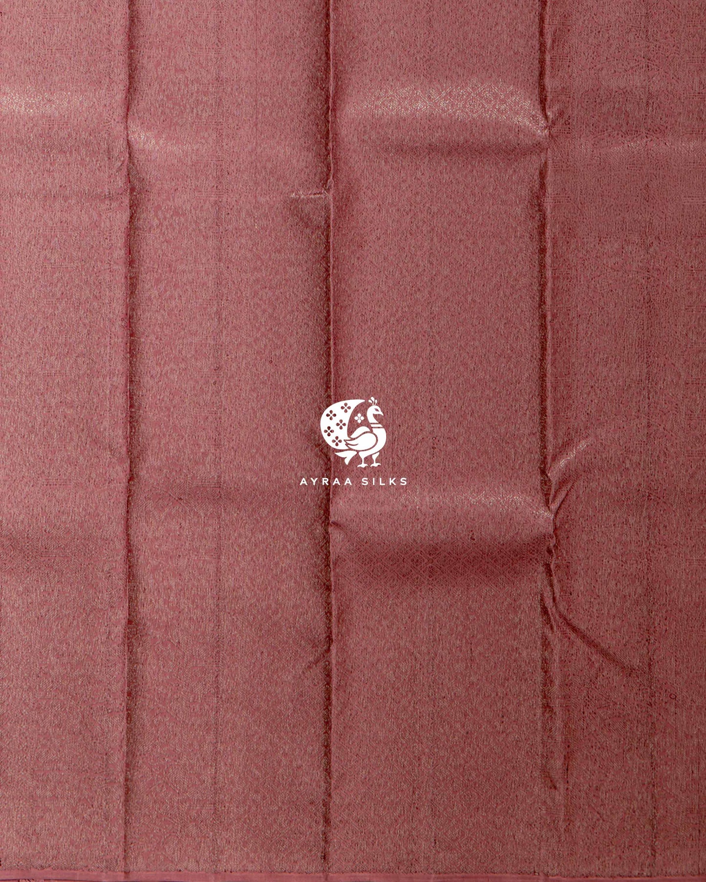 Muted Coral Butta Kanchipuram Saree