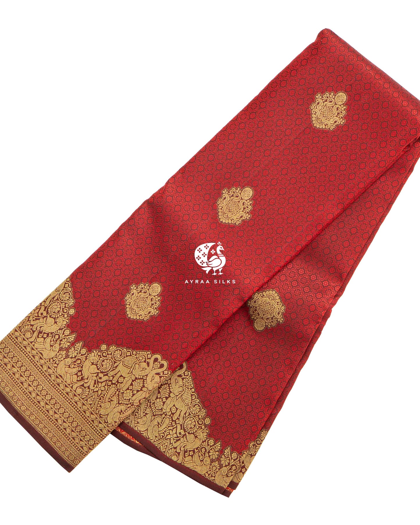 Royal Red Thilagam Kanchipuram Saree