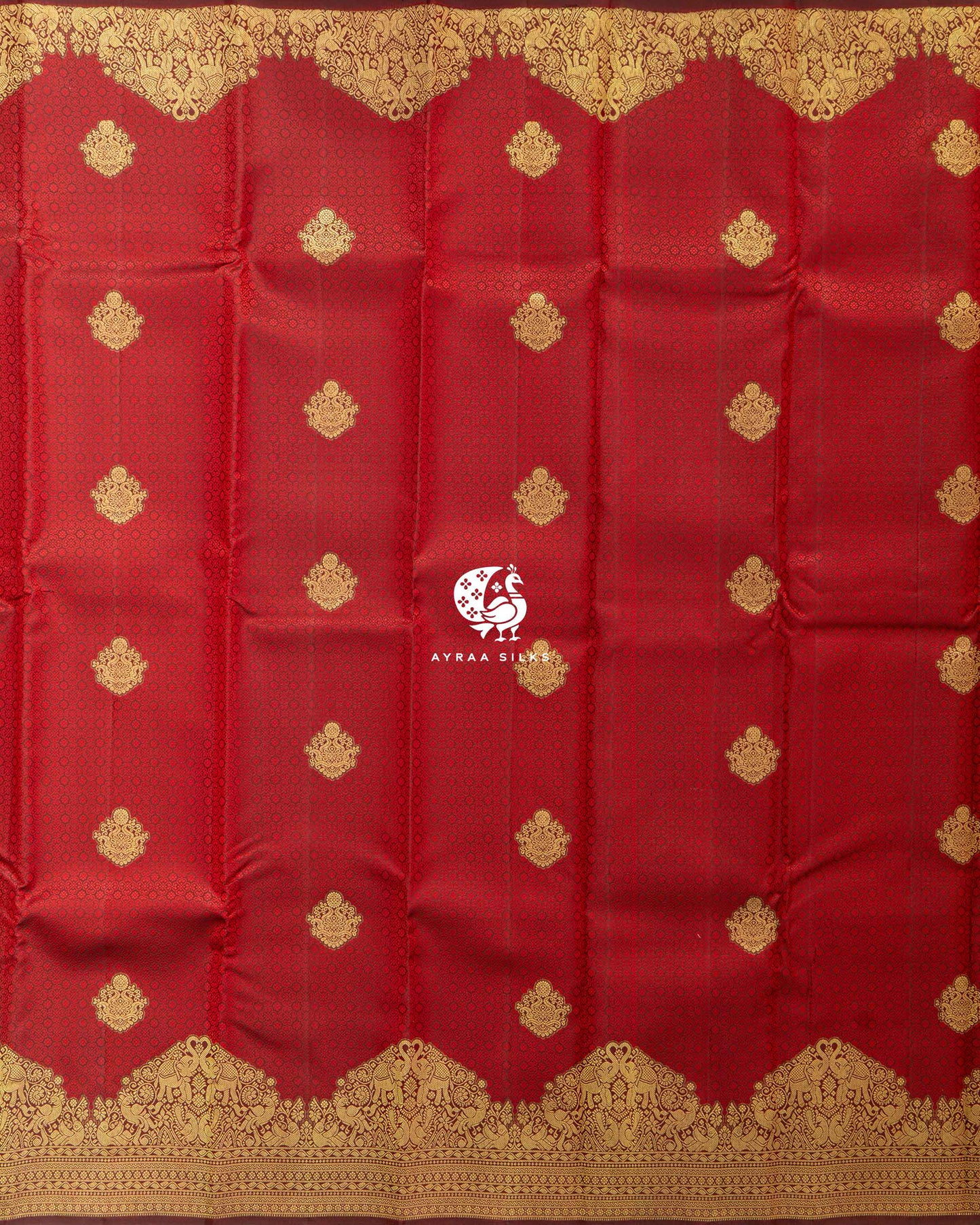 Royal Red Thilagam Kanchipuram Saree