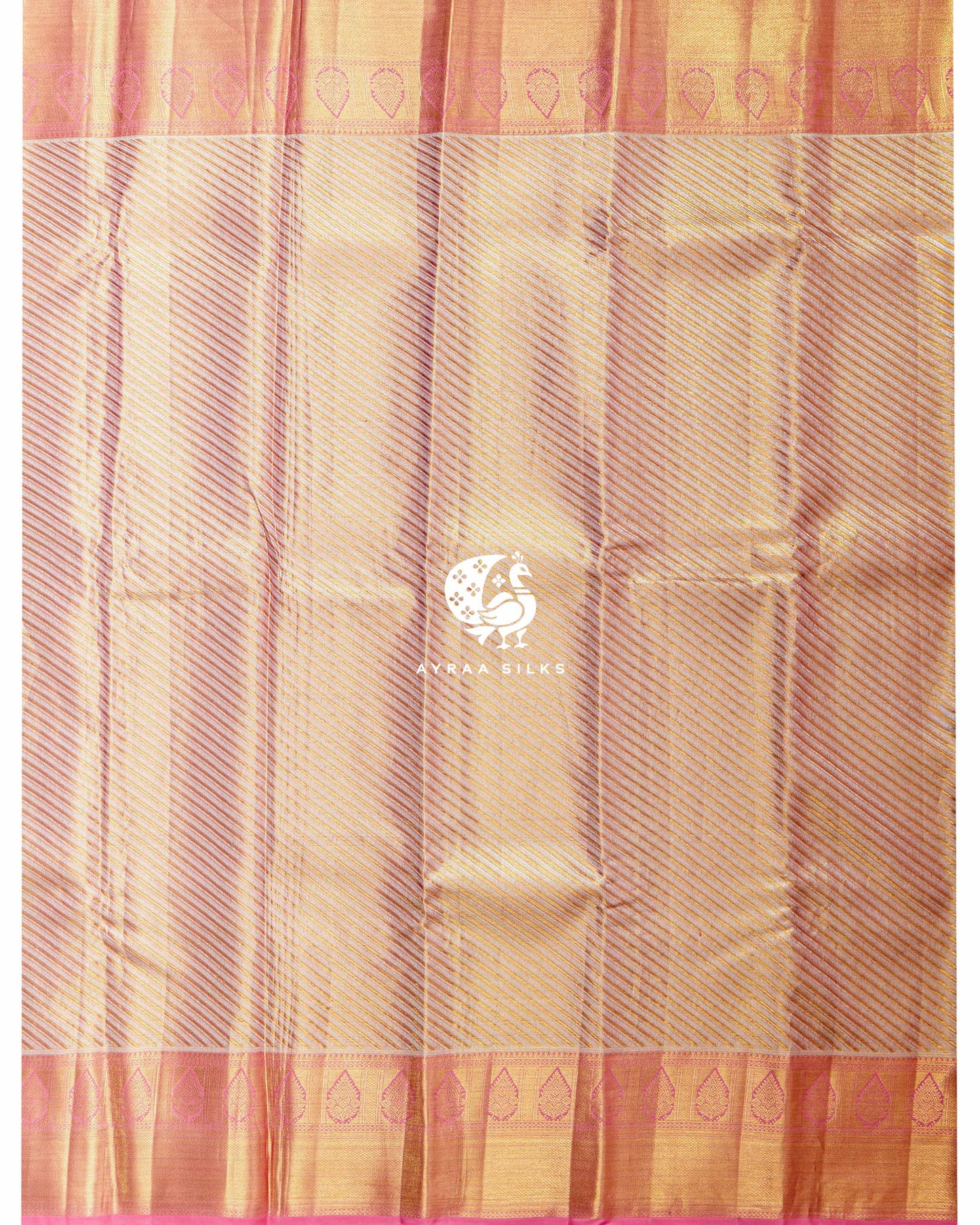 Blush Pink Vaira Oosi Kanchipuram Saree