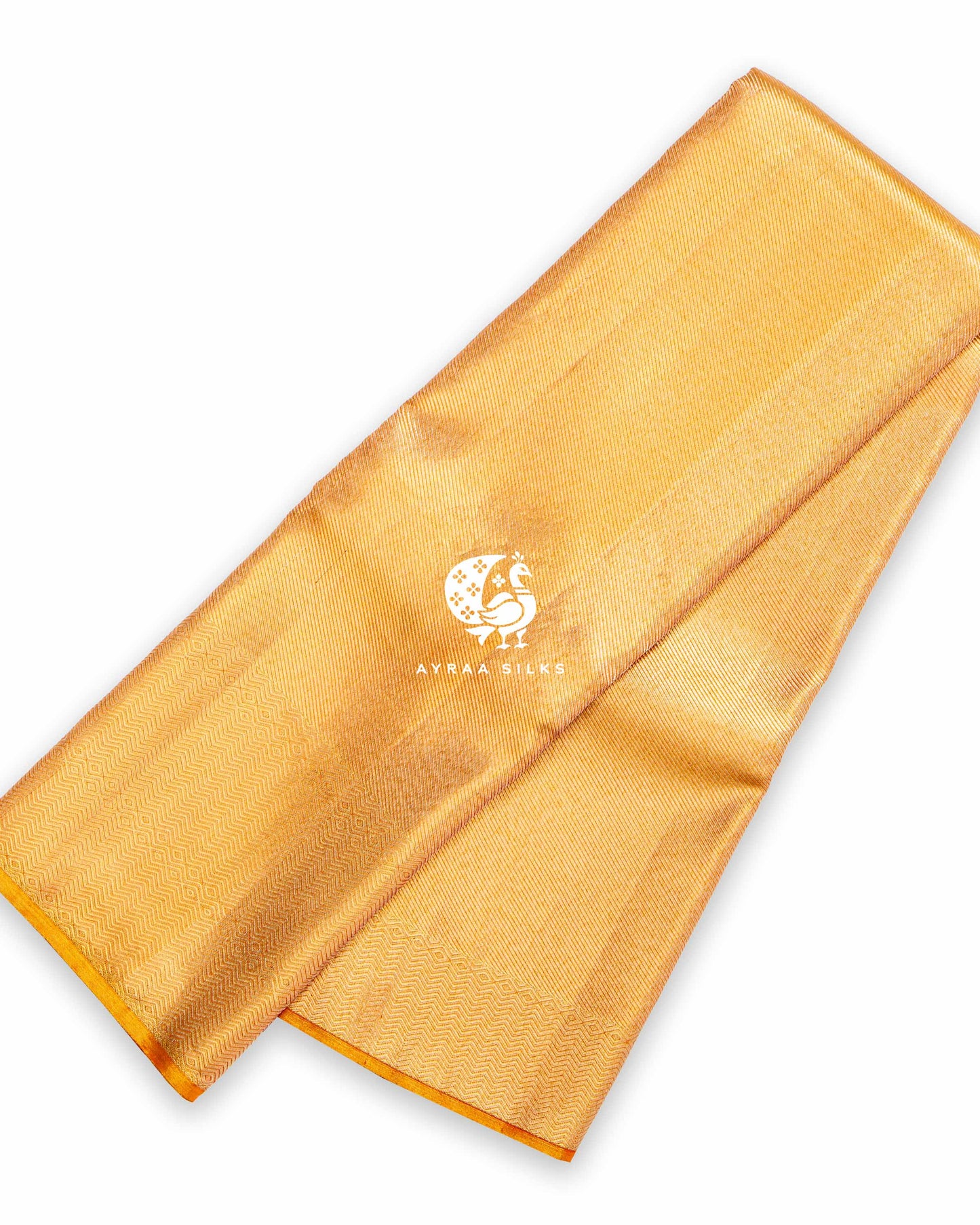 Rust Rekku Kanchipuram Saree