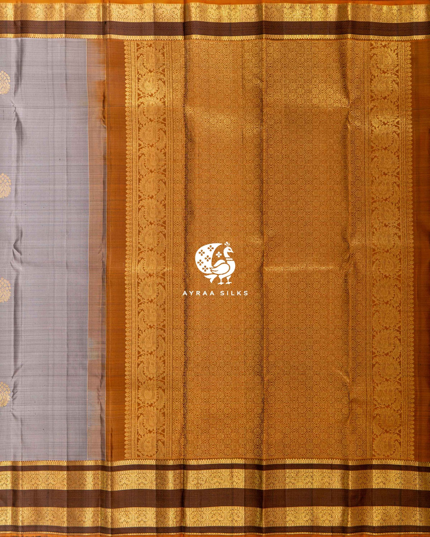 Ash Thilagam Kanchipuram Saree