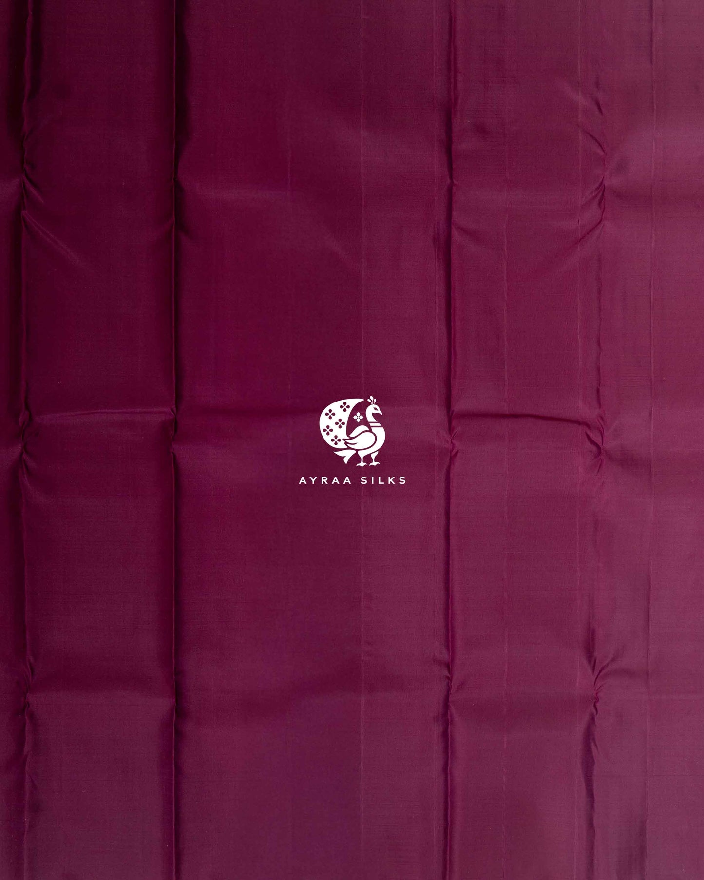 Plum Floral Kanchipuram Saree
