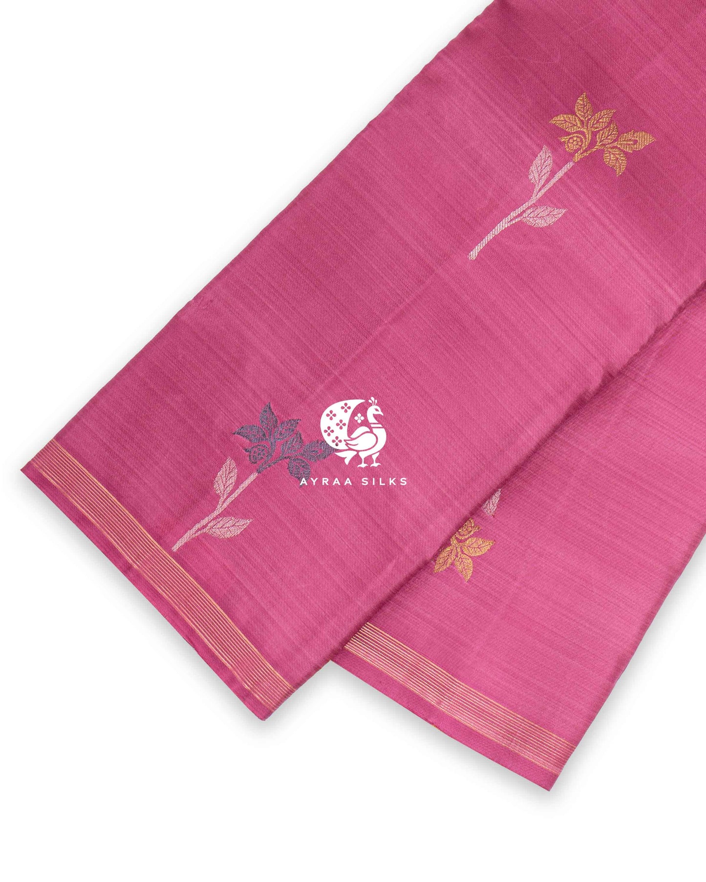 Pastel Malli Mubbagam Kanchipuram Saree