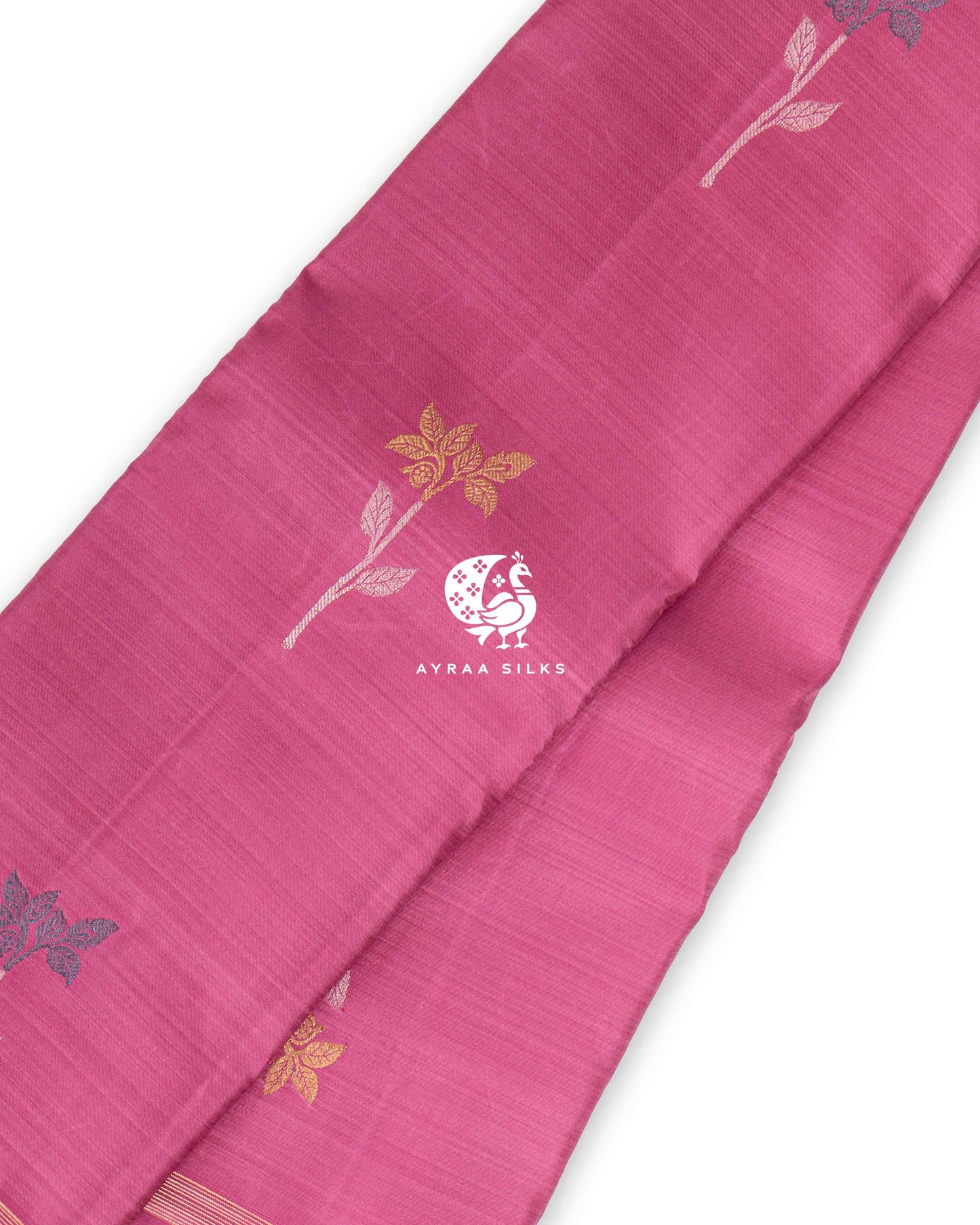 Pastel Malli Mubbagam Kanchipuram Saree