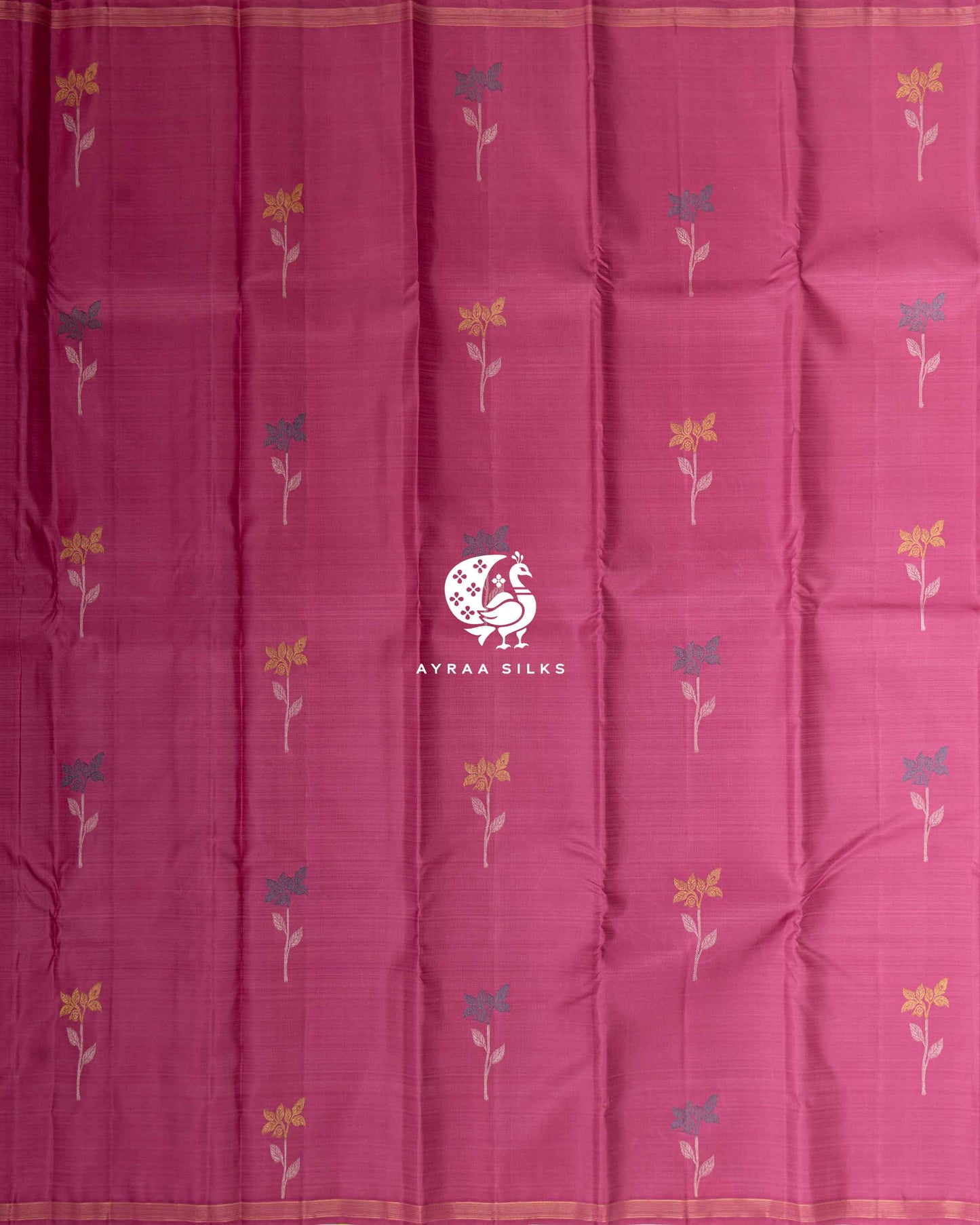 Pastel Malli Mubbagam Kanchipuram Saree
