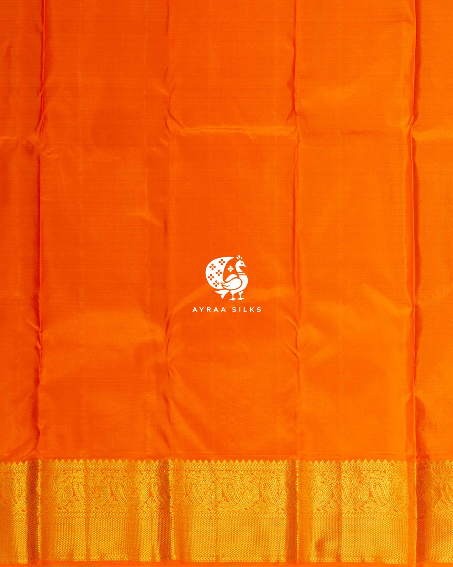 Peach Zari Kanchipuram Saree